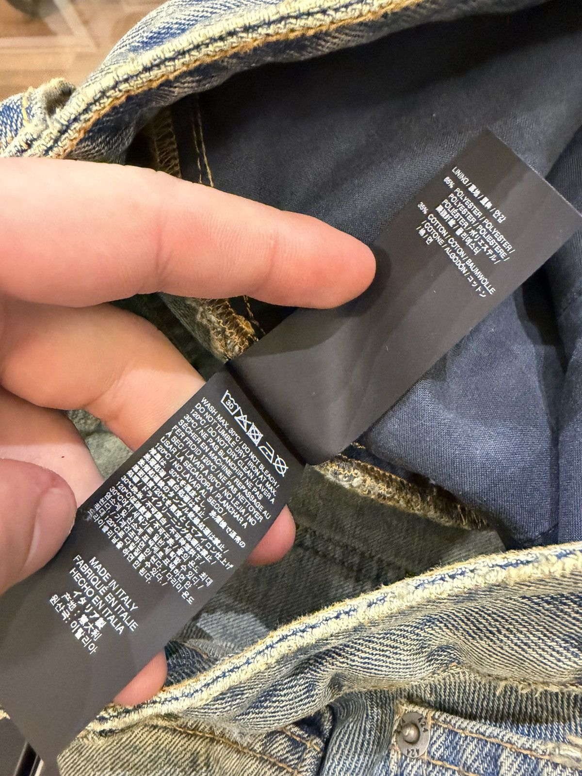 424 424 Big Daddy Japanese Denim Size US 28 / EU 44 - 5 Thumbnail