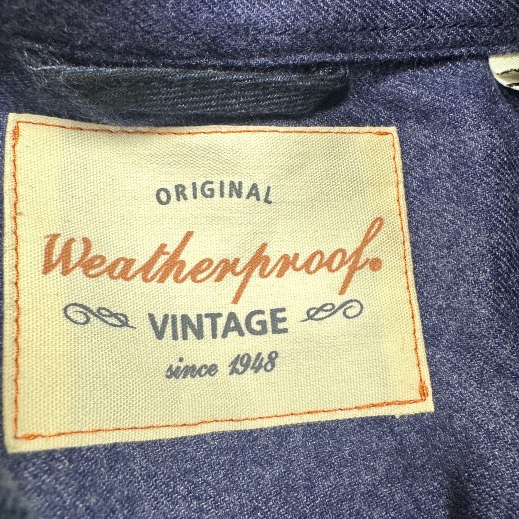 Weatherproof Weatherproof Vintage NWT Flannel Button Up 100% Cotton Blue Plaid Men 2XL Big & Tall Montana? Size 48R - 2 Thumbnail