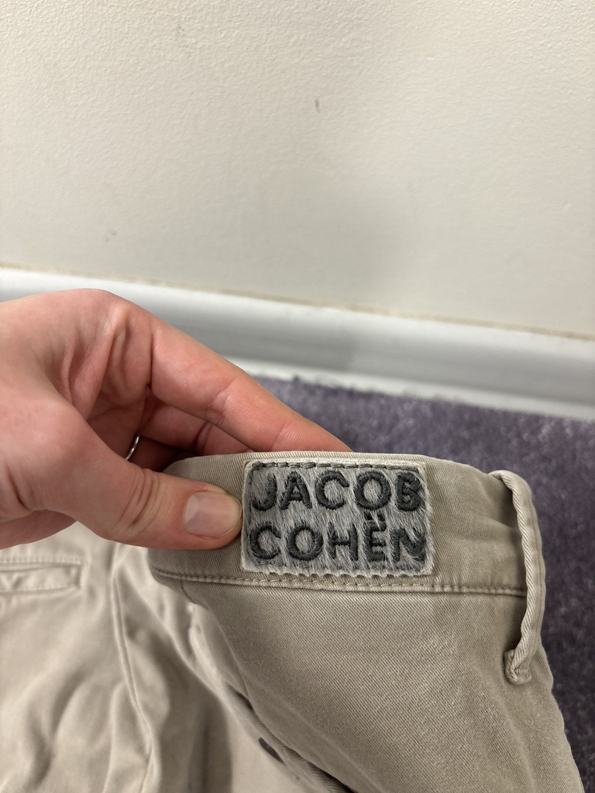 Jacob Cohen Jacob Cohen Bobby Men’s Beige Cotton Stretch Chino Pants Size US 36 / EU 52 - 25 Thumbnail