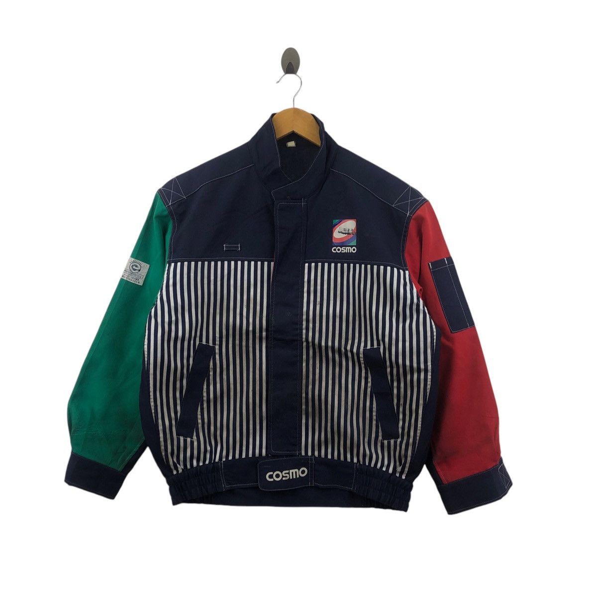 Vintage Retro Japan JDM Cosmo Auto Service Staff Jacket Racing Team Size US L / EU 52-54 / 3 - 1 Thumbnail