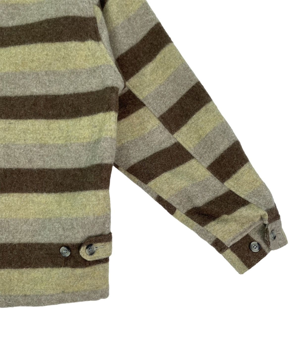 Vintage × Wrangler Vtg 90s Lady Wrangler by WRANGLER multi stripes wool jacket Size ONE SIZE - 5 Thumbnail