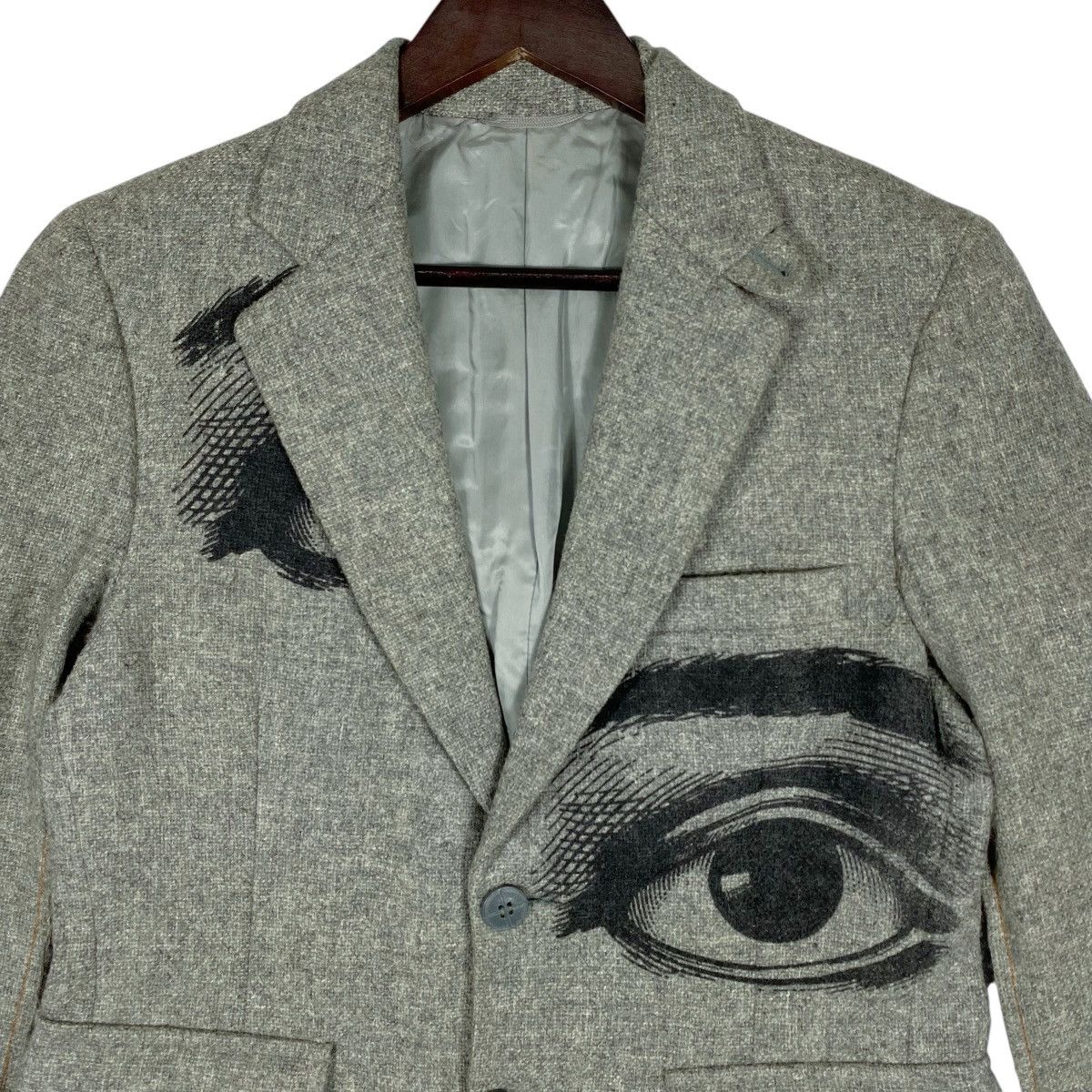 Libertine Libertine FALL 2004 RUNWAY Eye Graphic Blazer Size 38S - 6 Thumbnail