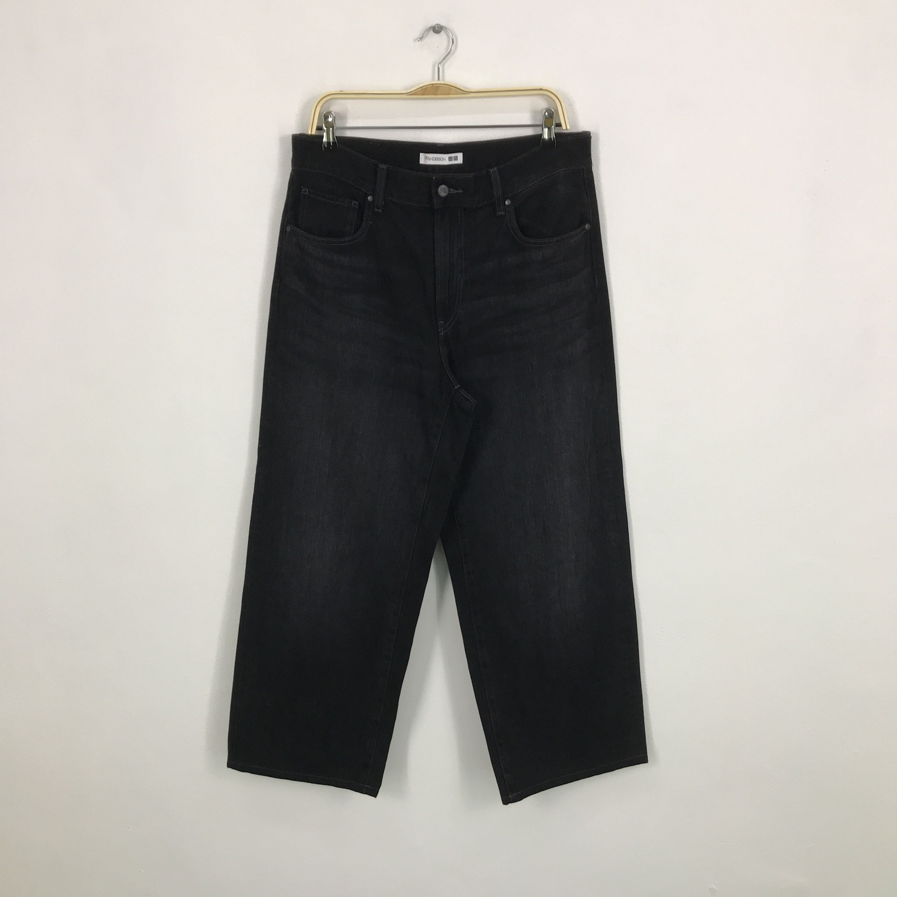 Anderson x uniqlo baggy Black jean pants