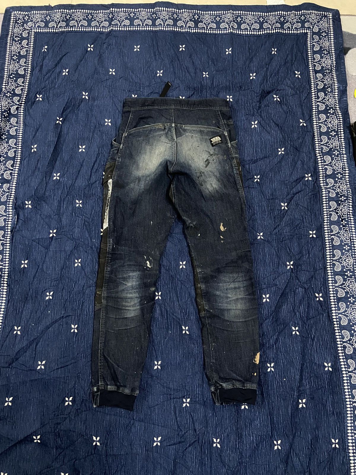 Japanese Brand Distressed Trashed Double Knee Style Paint Art Hedi Slimane Size US 30 / EU 46 - 8 Thumbnail