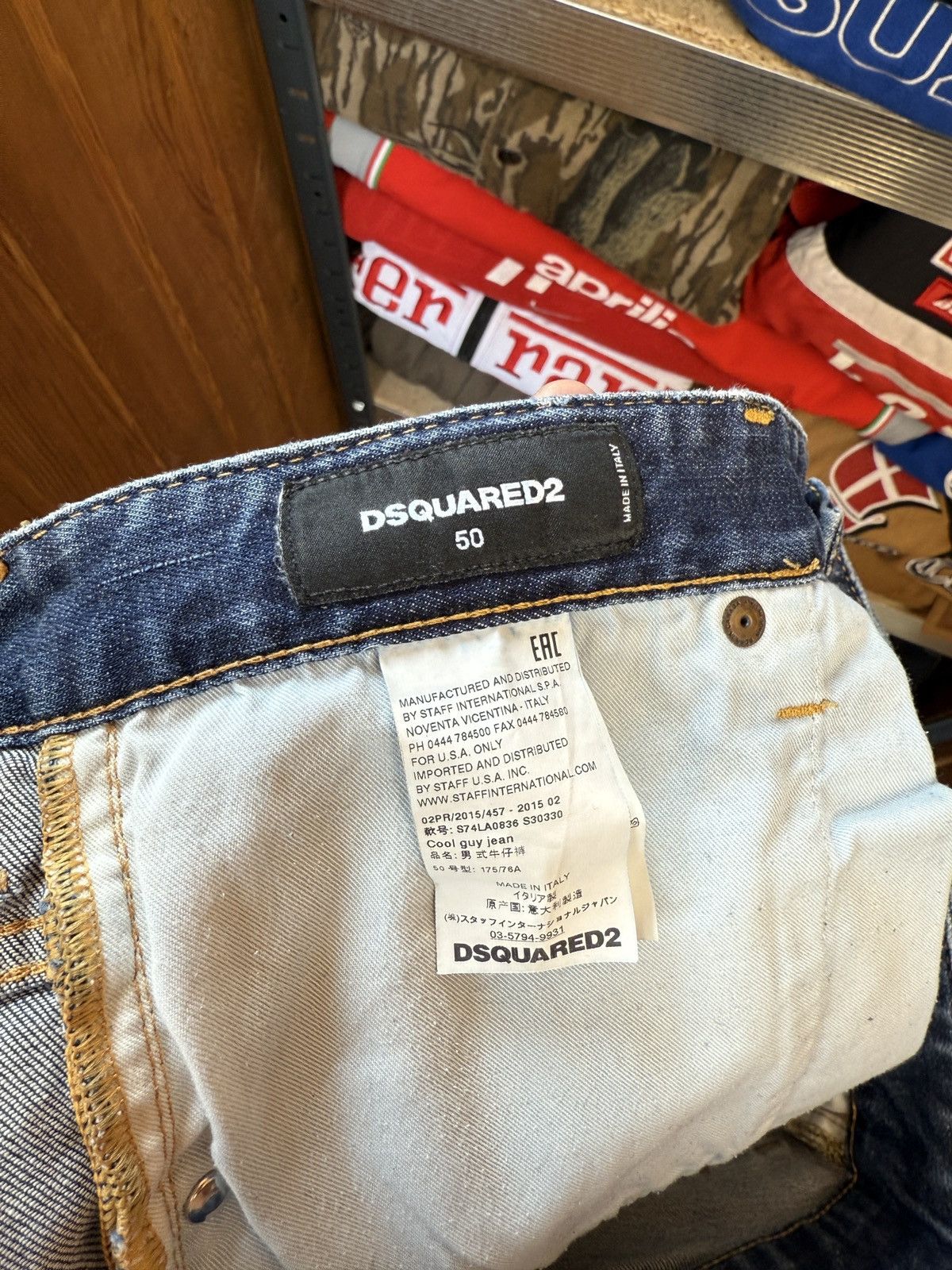 Other dsquared2 jeans men 50 distressed avant garde denim Size US 34 / EU 50 - 11 Thumbnail