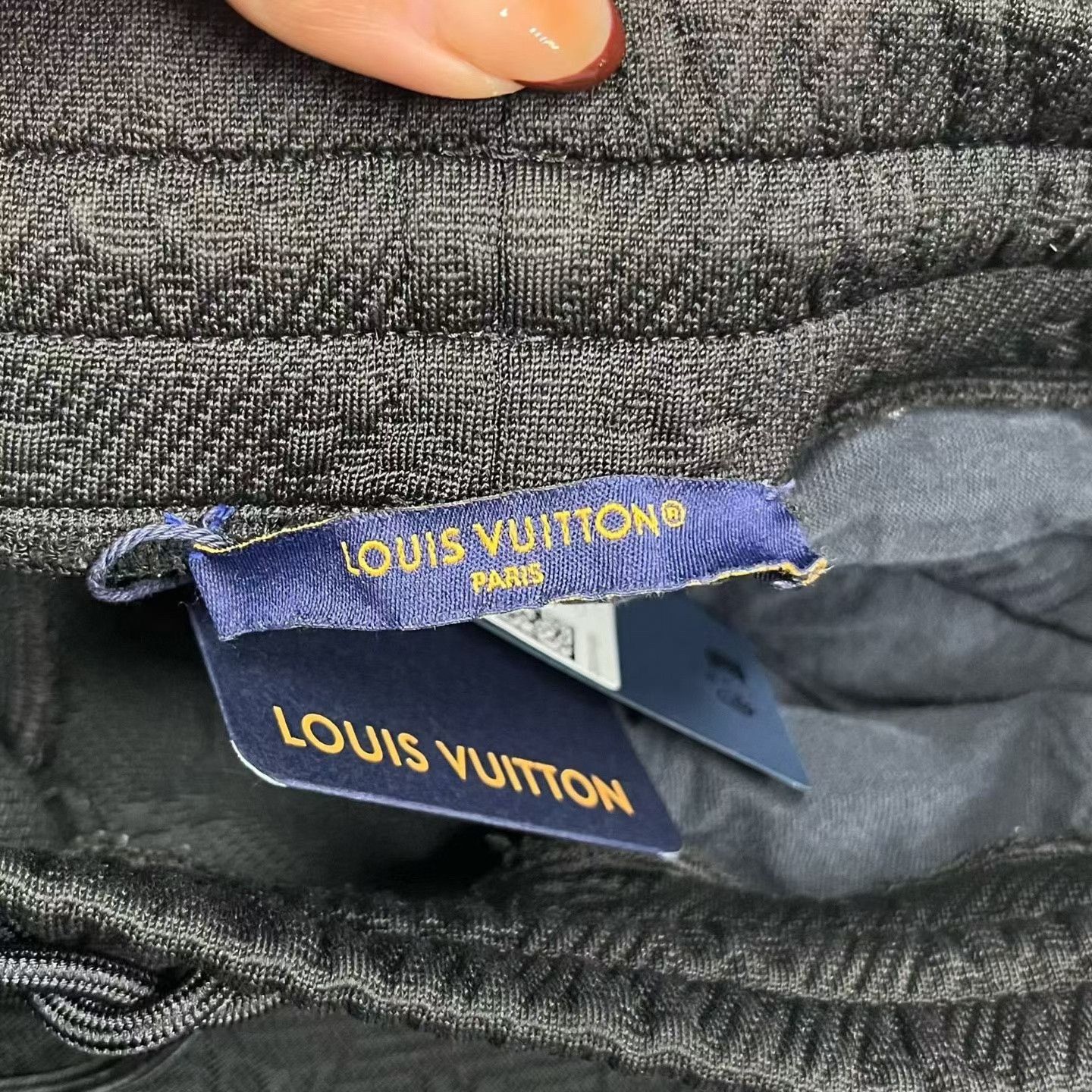 Louis Vuitton Louis Vuitton Black Knit Jogger Pants Size US 32 / EU 48 - 2 Thumbnail