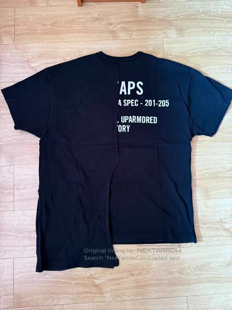 Wtaps Wtaps Black Short Sleeve T-Shirt Size US L / EU 52-54 / 3 - 2 Thumbnail