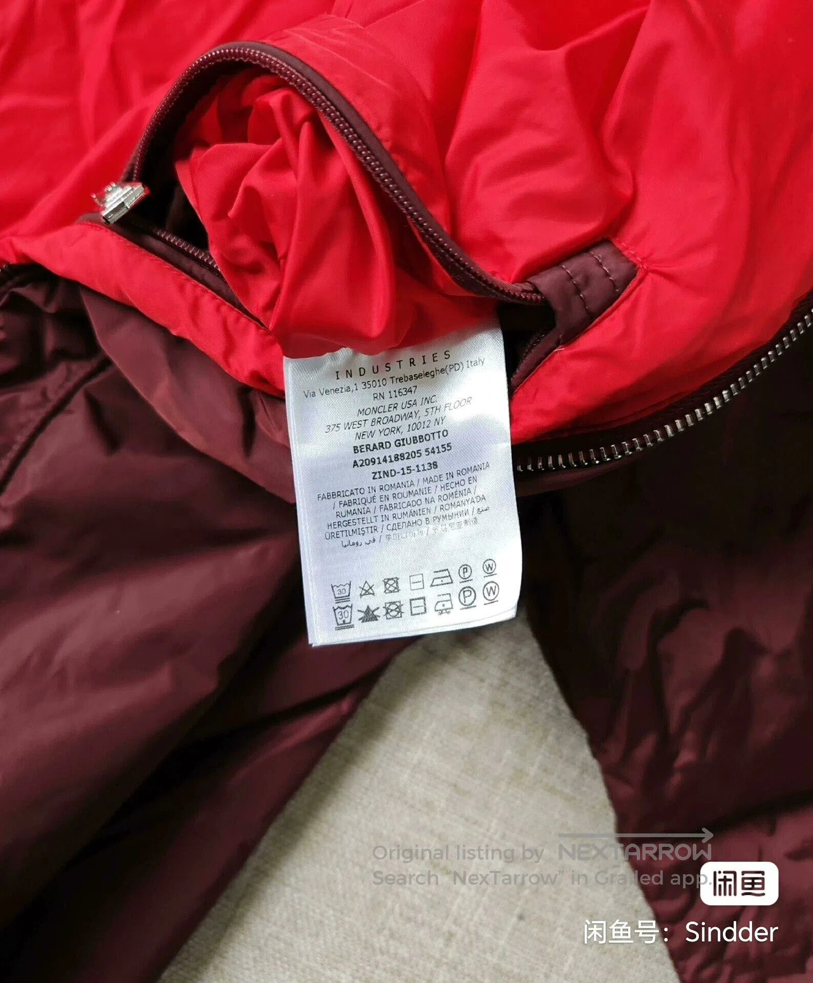 Moncler Moncler Men's Down Jacket Coat. Size US L / EU 52-54 / 3 - 5 Thumbnail