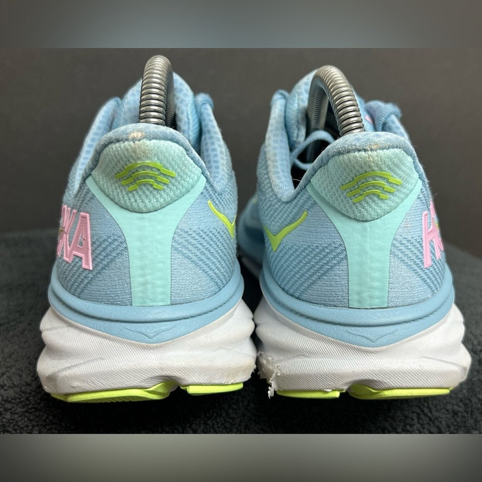 Hoka Hoka One One Womens Clifton 9 Blue Running Shoes Size 7.5 B Size US 7.5 / IT 37.5 - 6 Thumbnail