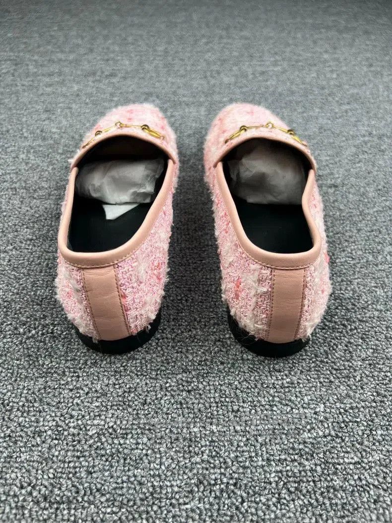 Gucci Gucci Pink Woven Loafers. Size US 6.5 / EU 39-40 - 4 Thumbnail