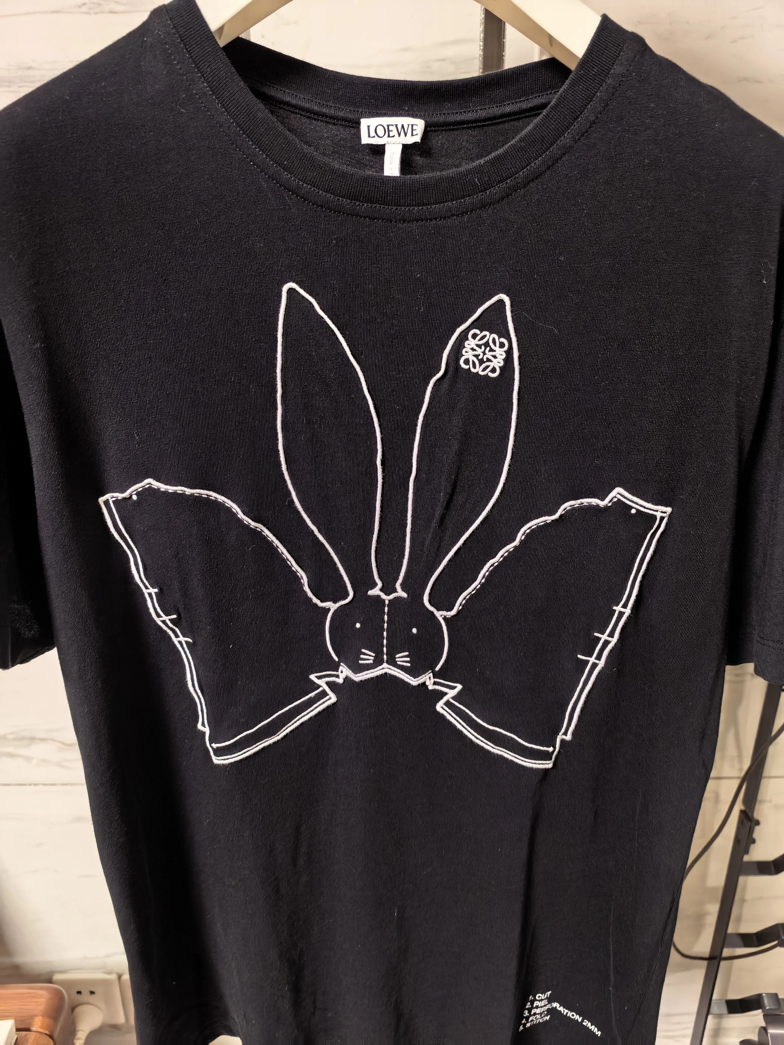 Loewe LOEWE SS23 Rabbit short sleeve tee Size XS / US 0-2 / IT 36-38 - 8 Thumbnail