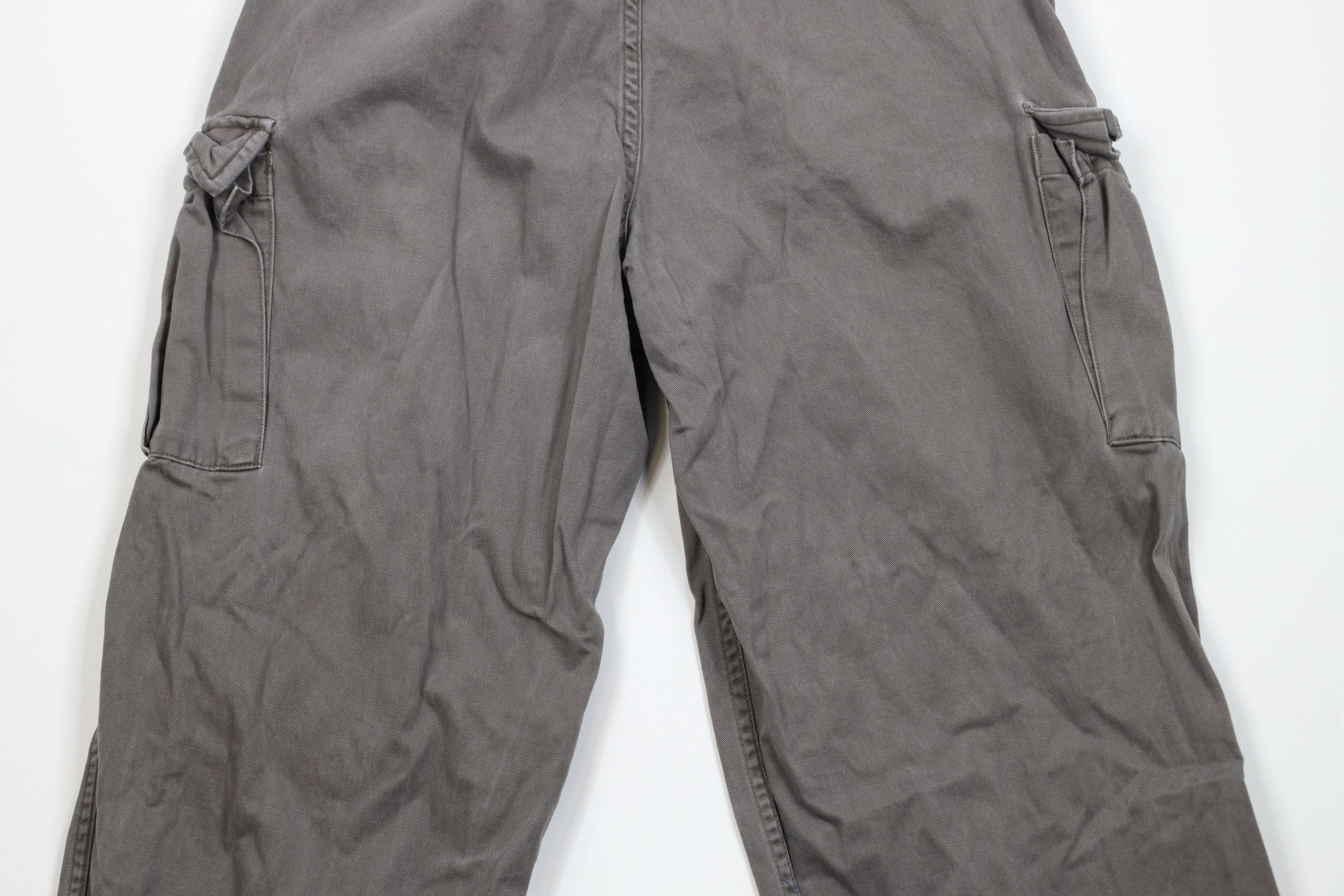 Cabelas Vintage Cabelas Baggy Relaxed Fit Wide Leg Cargo Pants Gray Size US 36 / EU 52 - 11 Thumbnail