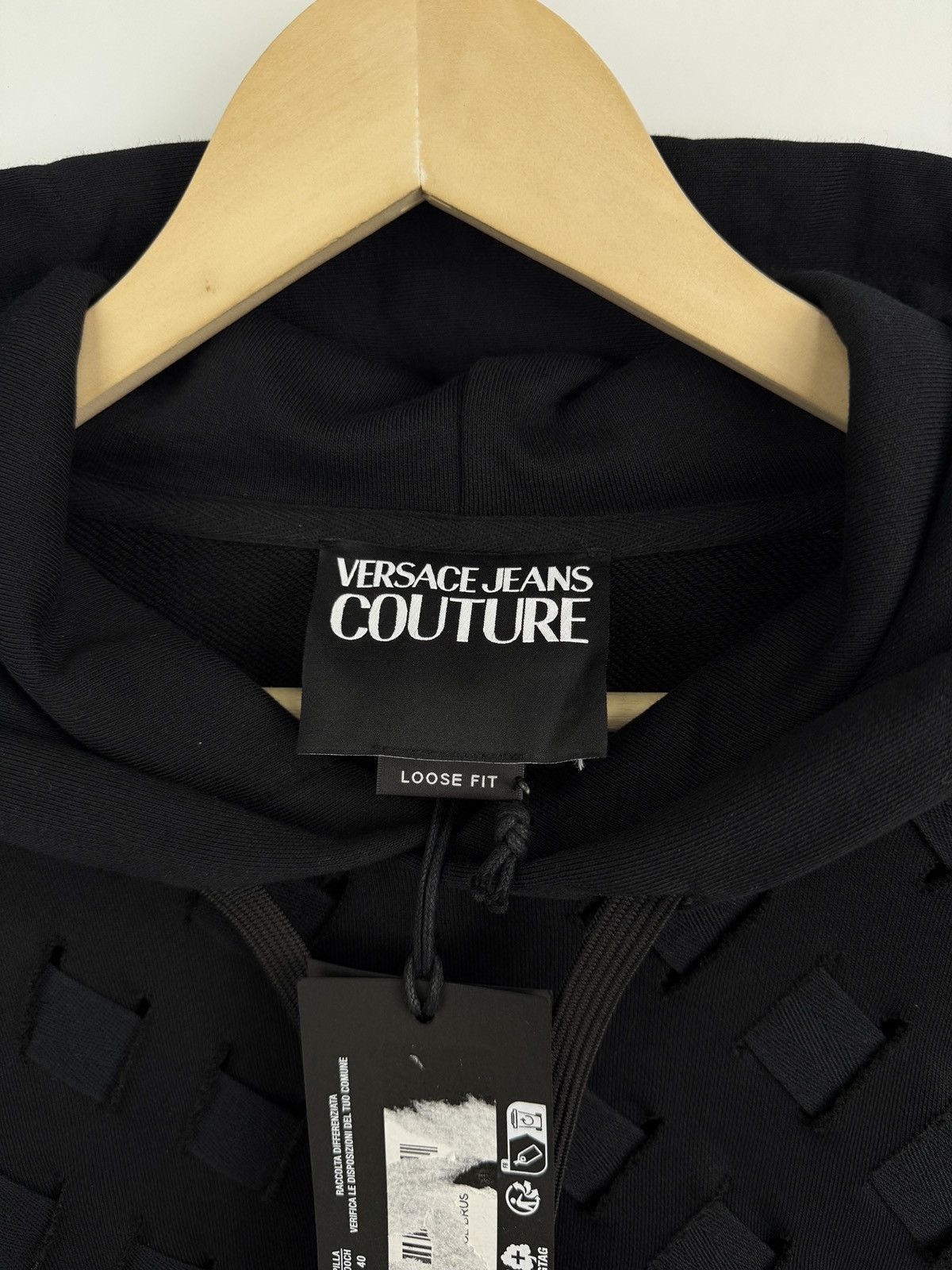Versace Jeans Couture 🇮🇹❗️NEW Versace Jeans Couture Avant Gard Loose Fit Hoodie NWT Size US XL / EU 56 / 4 - 12 Thumbnail