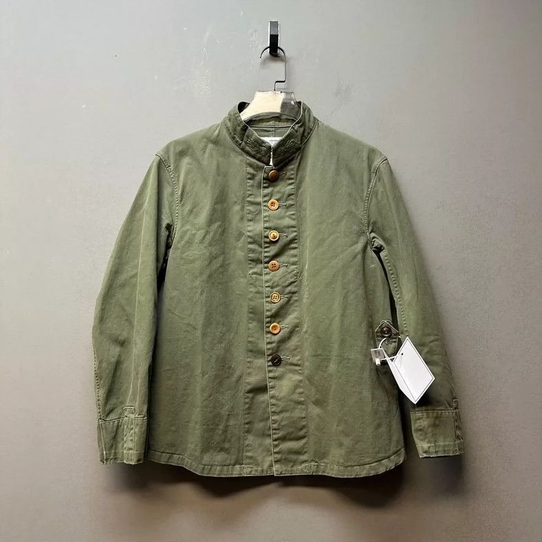 Visvim Green Fishtail Shirt Jacket Size One-2506