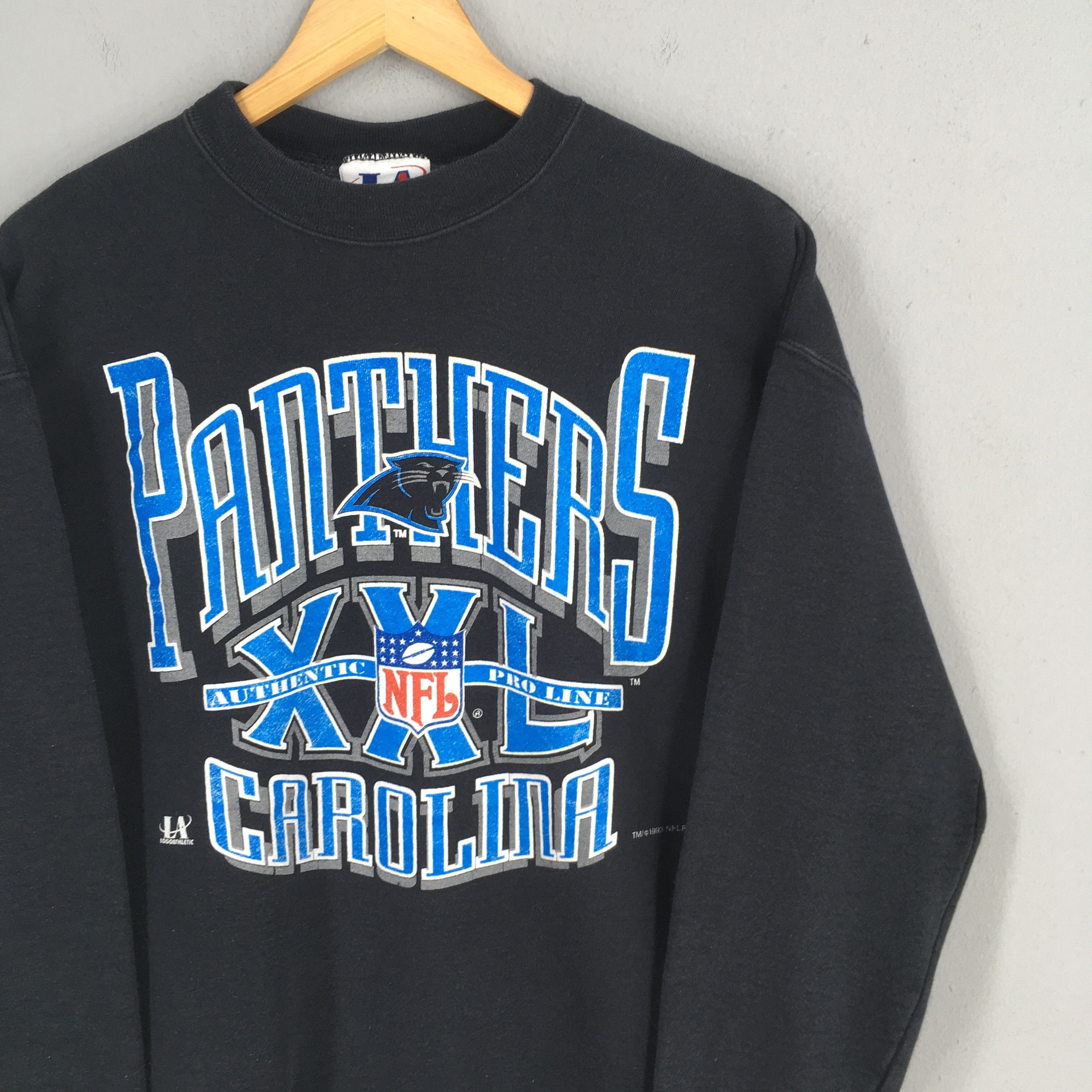 Logo Athletic × NFL × Vintage Vintage Carolina Panthers NFL Sweatshirt Medium Size US M / EU 48-50 / 2 - 2 Thumbnail