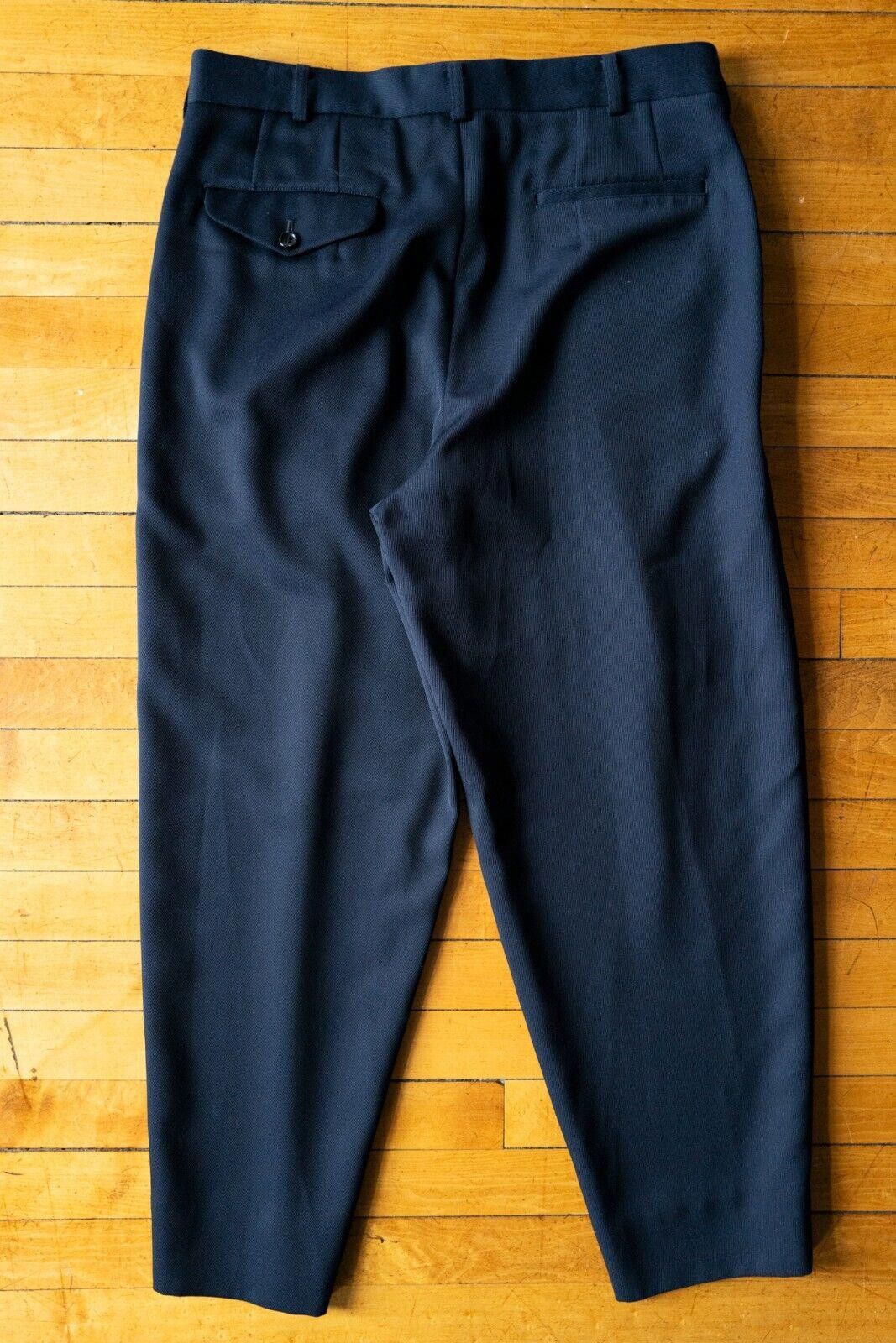 Comme des Garcons Comme Des Garcons Navy Pants Sz. L Size US 34 / EU 50 - 2 Thumbnail