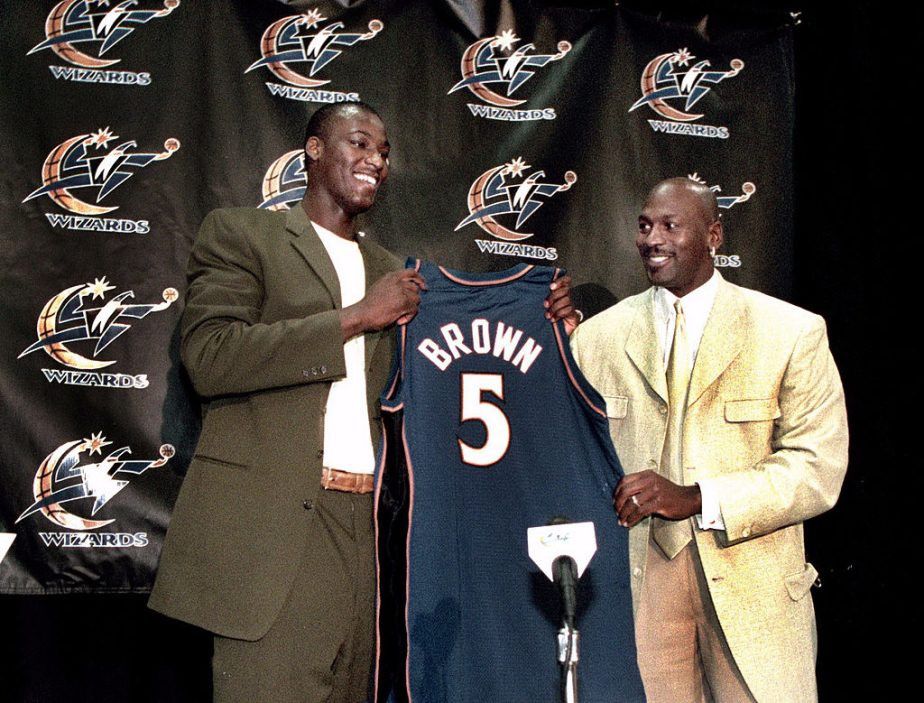 Nike NBA Nike Kwame Brown Wizzards Authentic Jersey AUTO pro air Size US XL / EU 56 / 4 - 12 Thumbnail