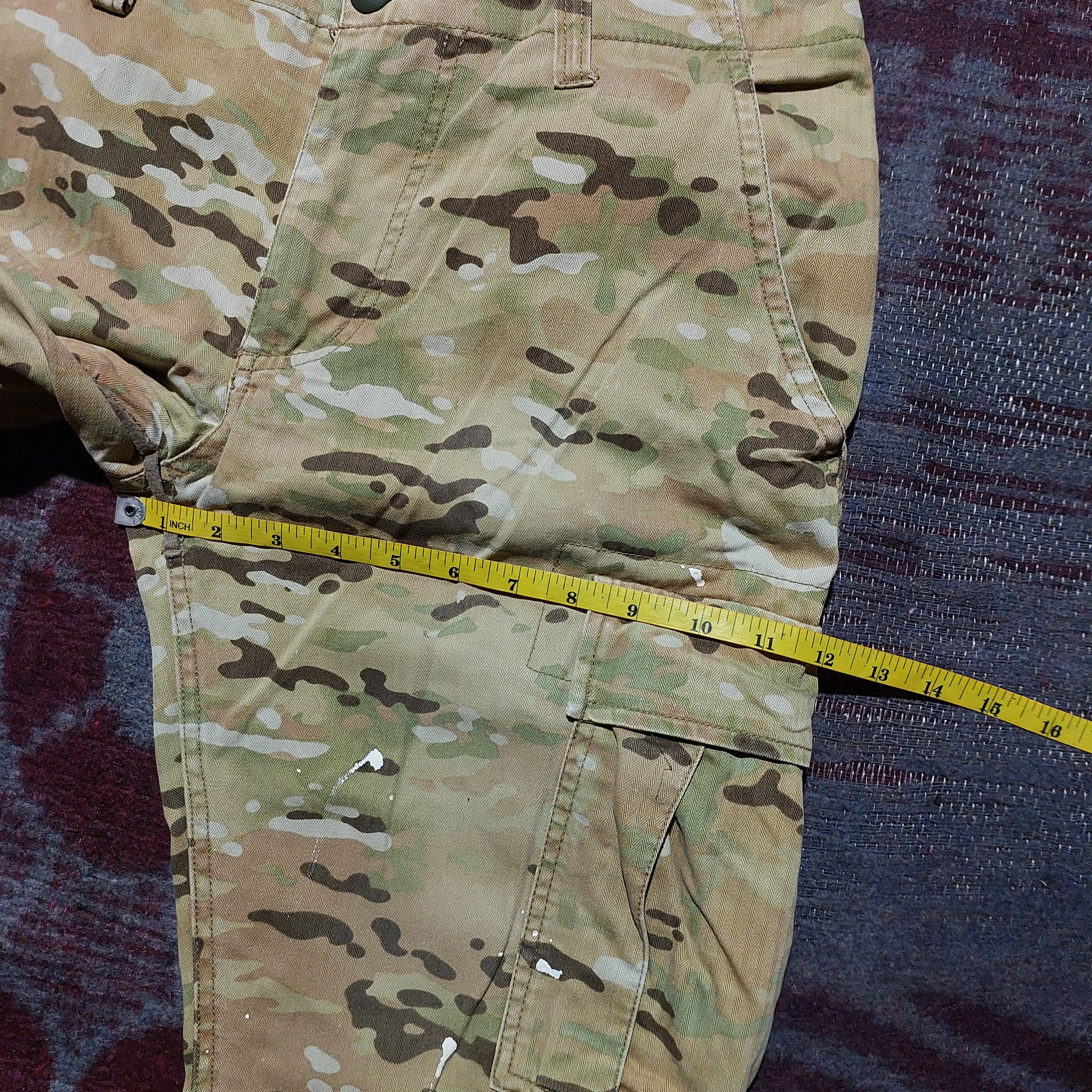 Buzz Rickson's Sophnet Camouflage Paint Splattered Cargo Pants Size US 32 / EU 48 - 18 Thumbnail