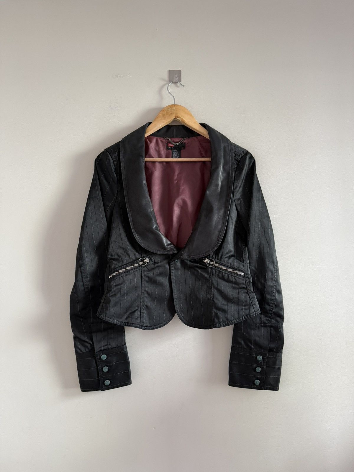 Diesel Diesel Nylon Tailored Jacket Size L / US 10 / IT 46 - 1 Thumbnail