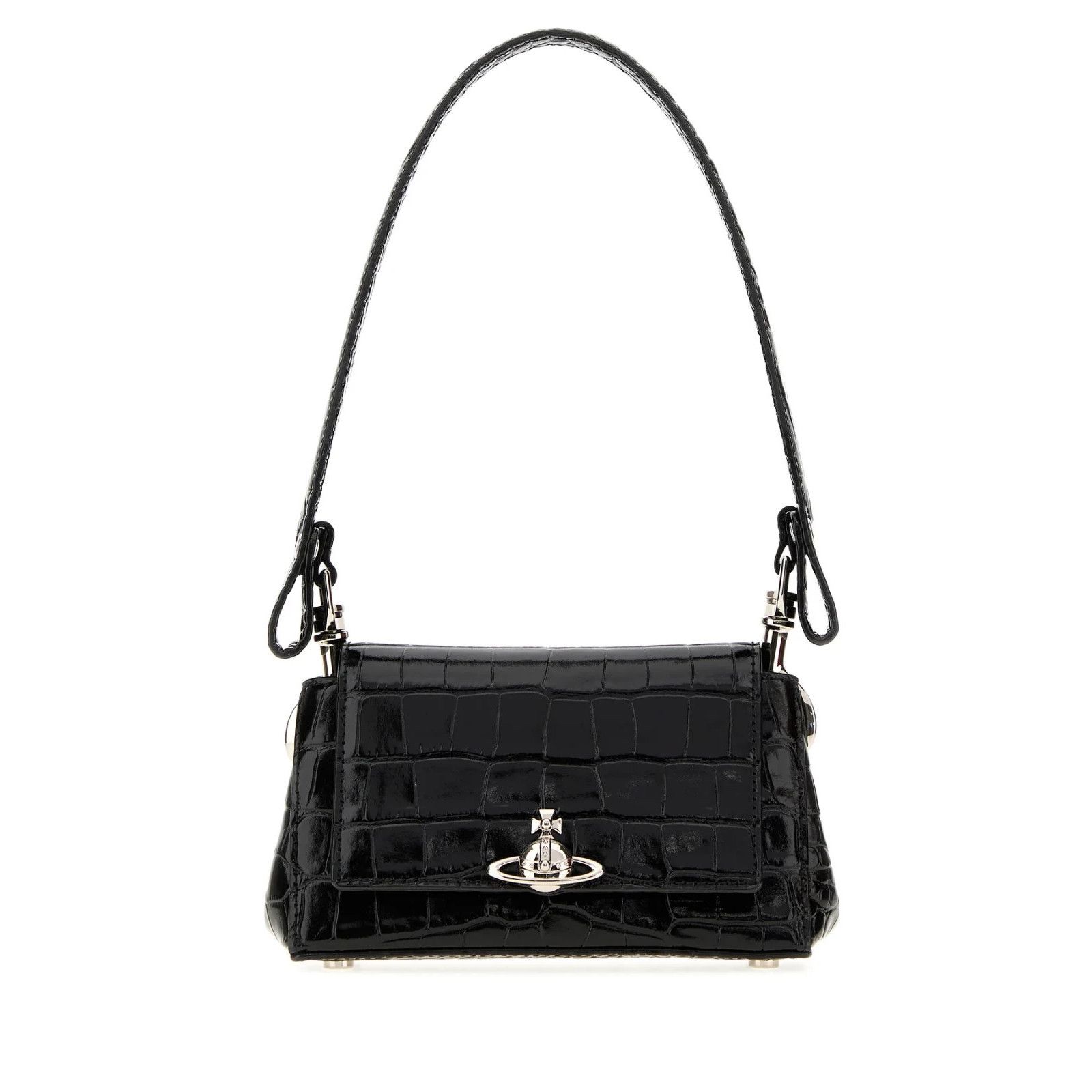 Vivienne Westwood VIVIENNE WESTWOOD Hazel Small Black Shoulder Bag New & Authe Size ONE SIZE - 1 Thumbnail