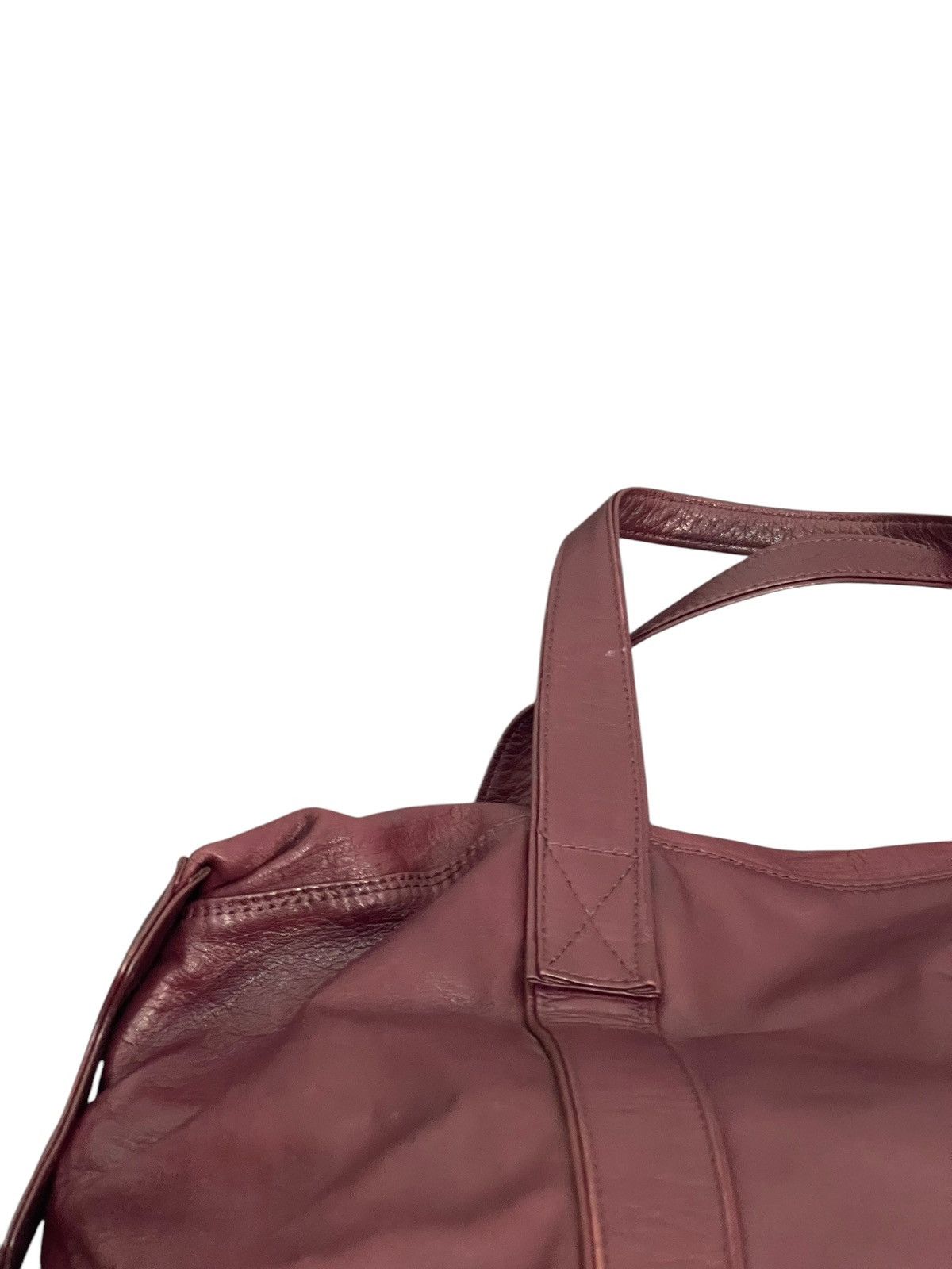 Genuine Leather Full Leather Vtg Maruem Japan Duffle Bag 1🟩8 Size ONE SIZE - 10 Thumbnail