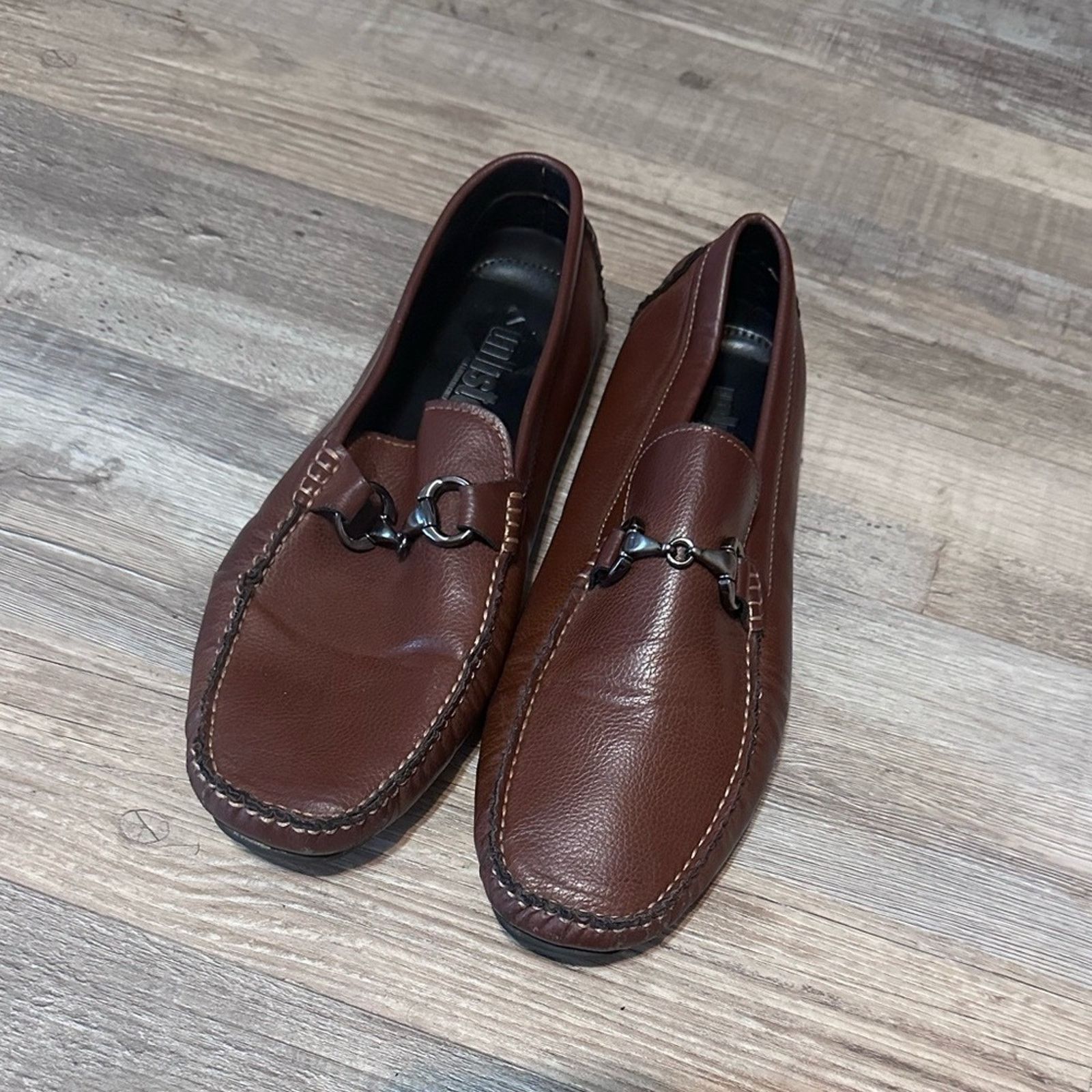 Brown Kenneth Cole Shoes Unlisted Hope Lake Comfort Slip On, Men's (Size 10.5)