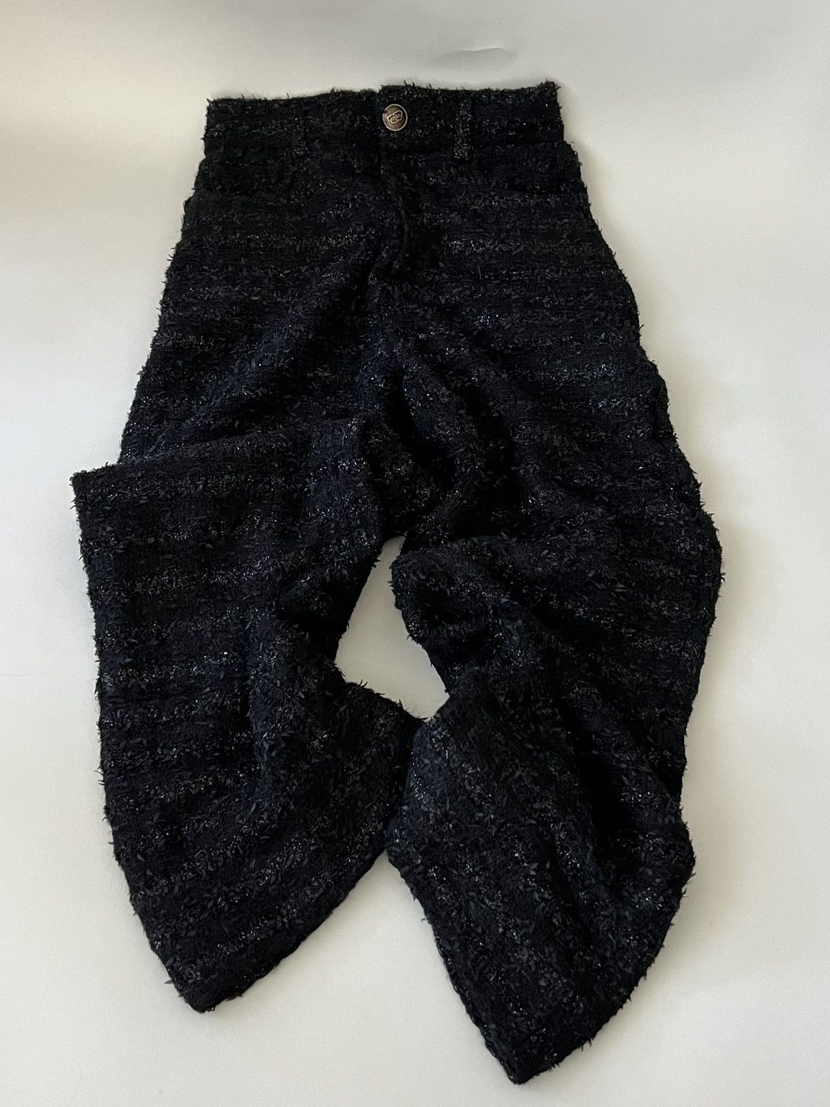 Balenciaga Balenciaga The Lost Tapes Tweed Baggy Trousers Size US 28 / EU 44 - 8 Thumbnail