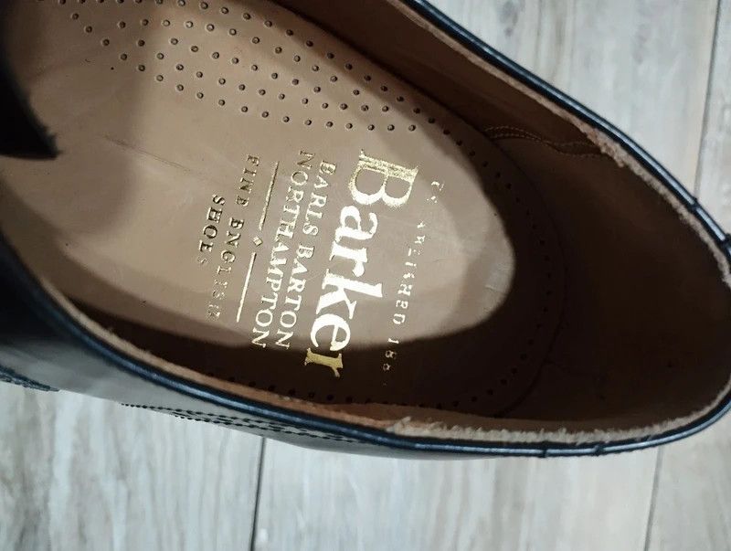 Barker Barker Alfred Brogue Oxford size 6,5 około 40,5 new Size US 7.5 / EU 40-41 - 14 Thumbnail
