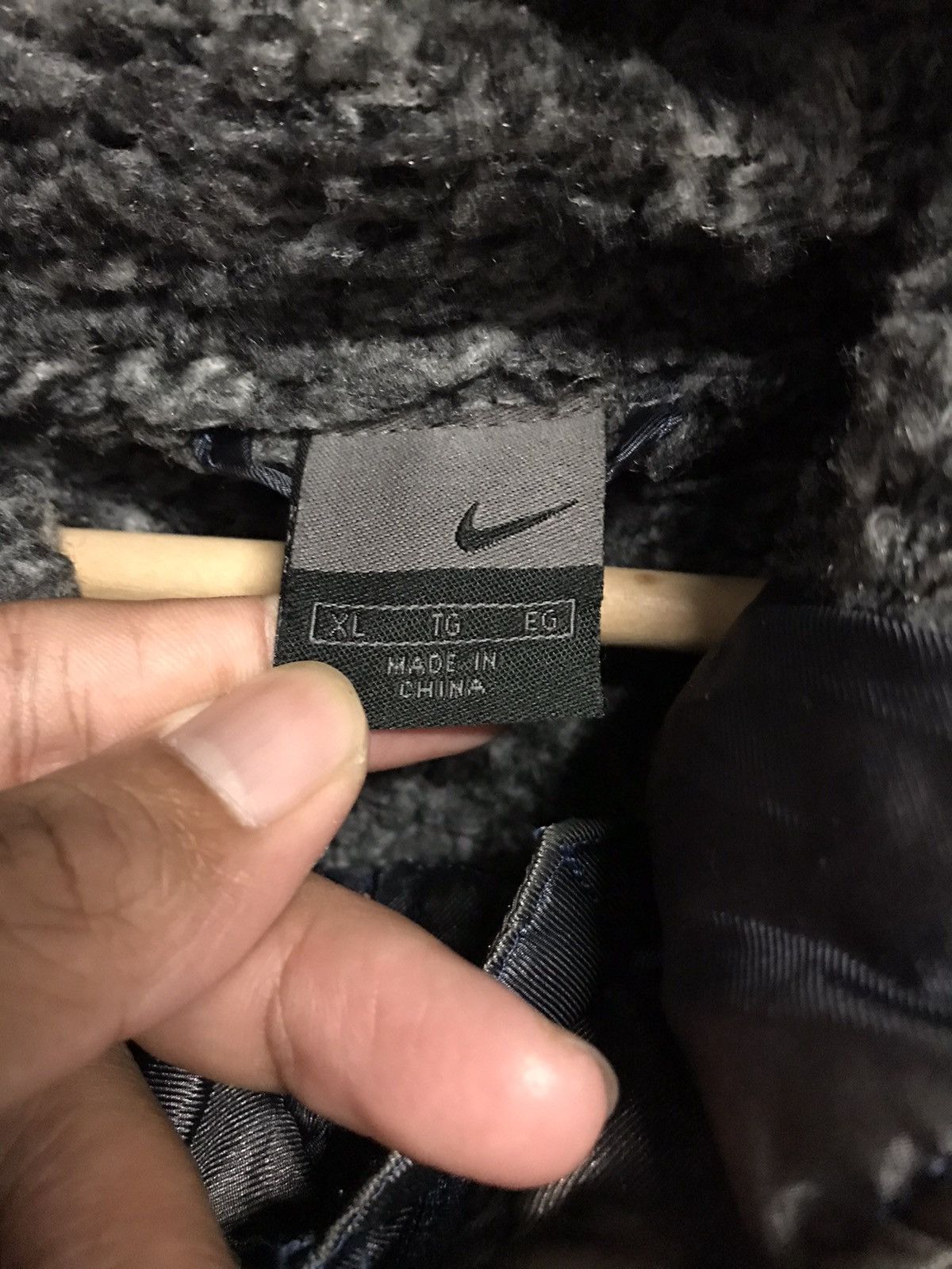 Nike × Vintage Vintage 90's Nike Long Coat/Jacket Nike Big Swoosh Logo Size US XL / EU 56 / 4 - 6 Thumbnail