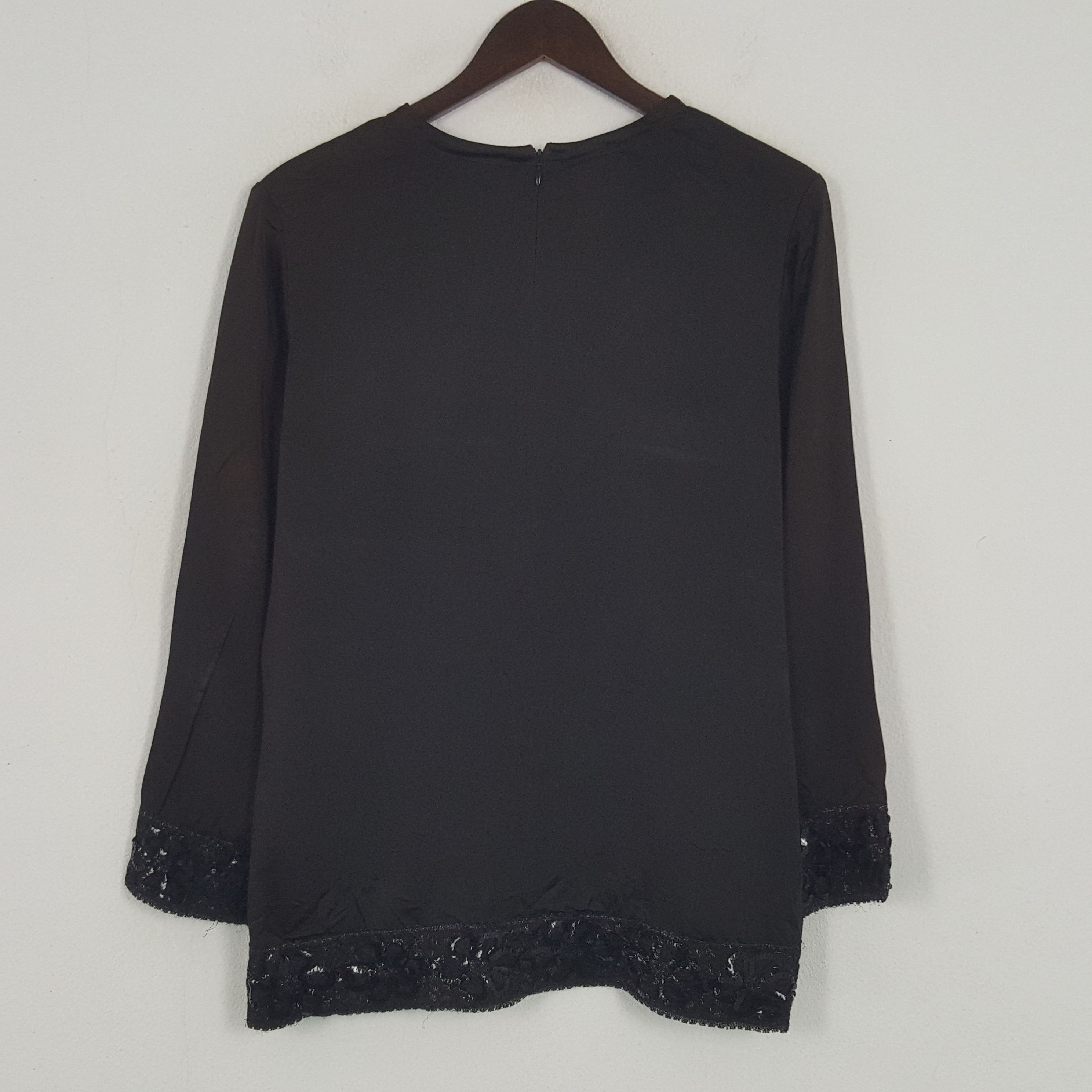 Designer × Givenchy × Vintage Vintage Givenchy Designer Blouse Size M / US 6-8 / IT 42-44 - 3 Thumbnail