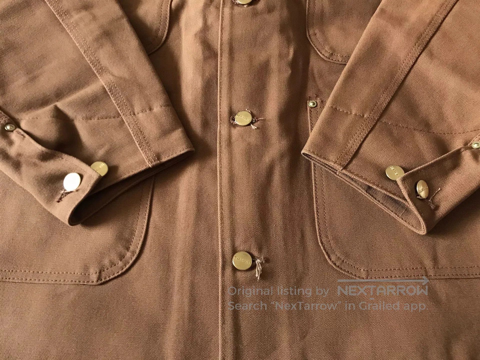 Carhartt 80s Carhartt 6BLC Brown Canvas Jacket. Size US XS / EU 42 / 0 - 5 Thumbnail
