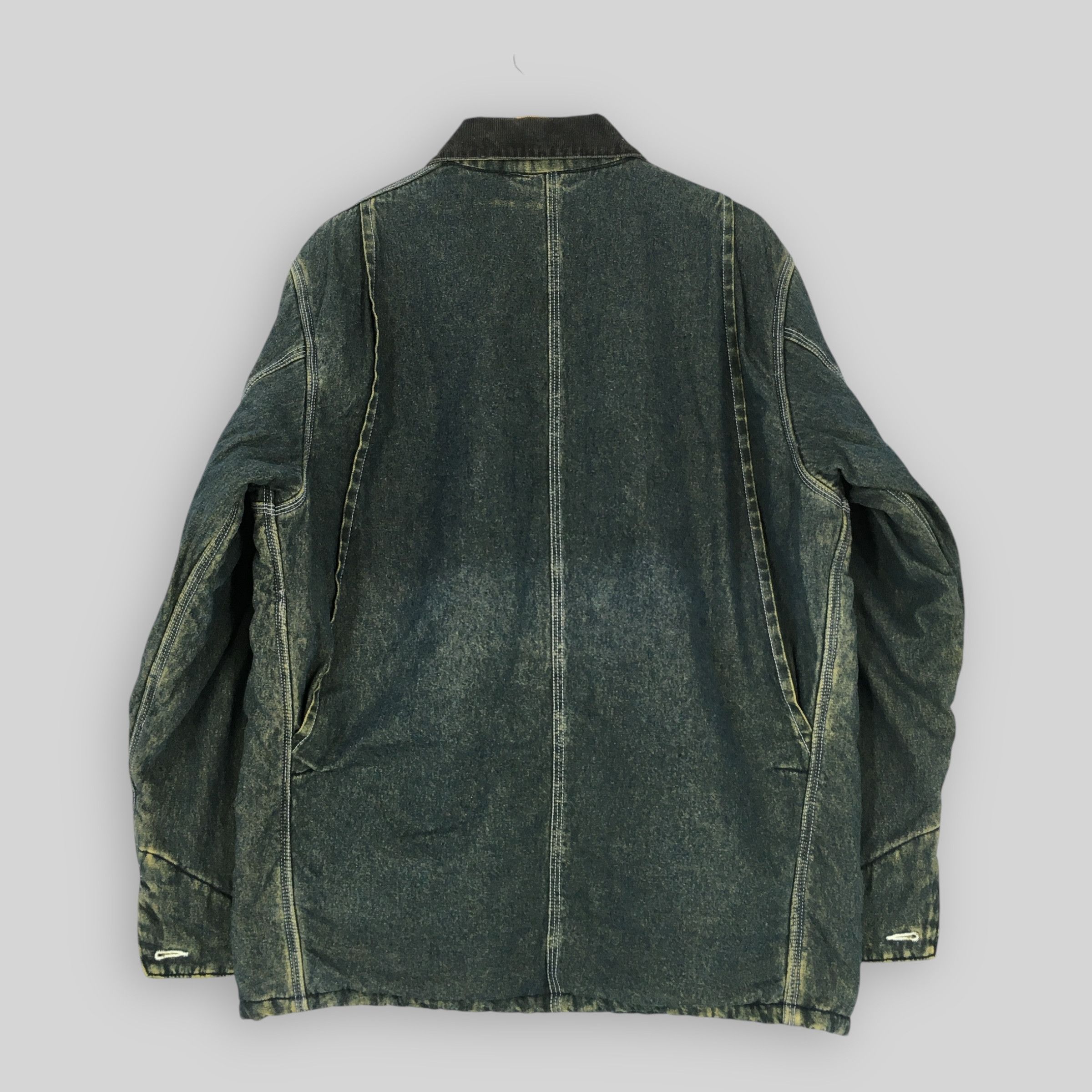 Carhartt × Carhartt Wip Vintage Carhartt Denim Jeans Workwear Jacket XLarge Size US XL / EU 56 / 4 - 7 Thumbnail