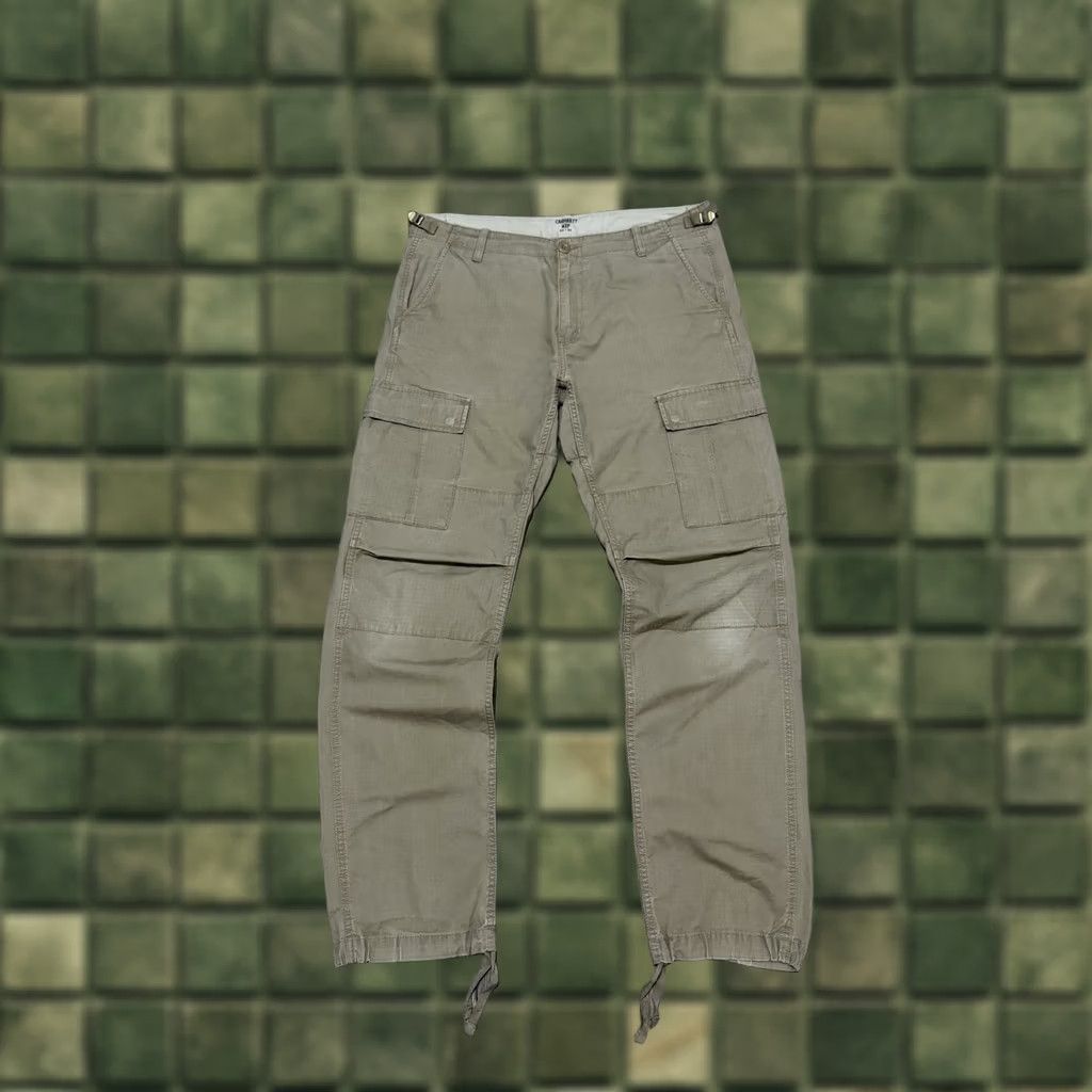 Carhartt CARHARTT MILITARY CARGO PANTS MEN’S ARMY CLASSIC DISTRESSED USA Size 34/34 Size US 34 / EU 50 - 1 Thumbnail