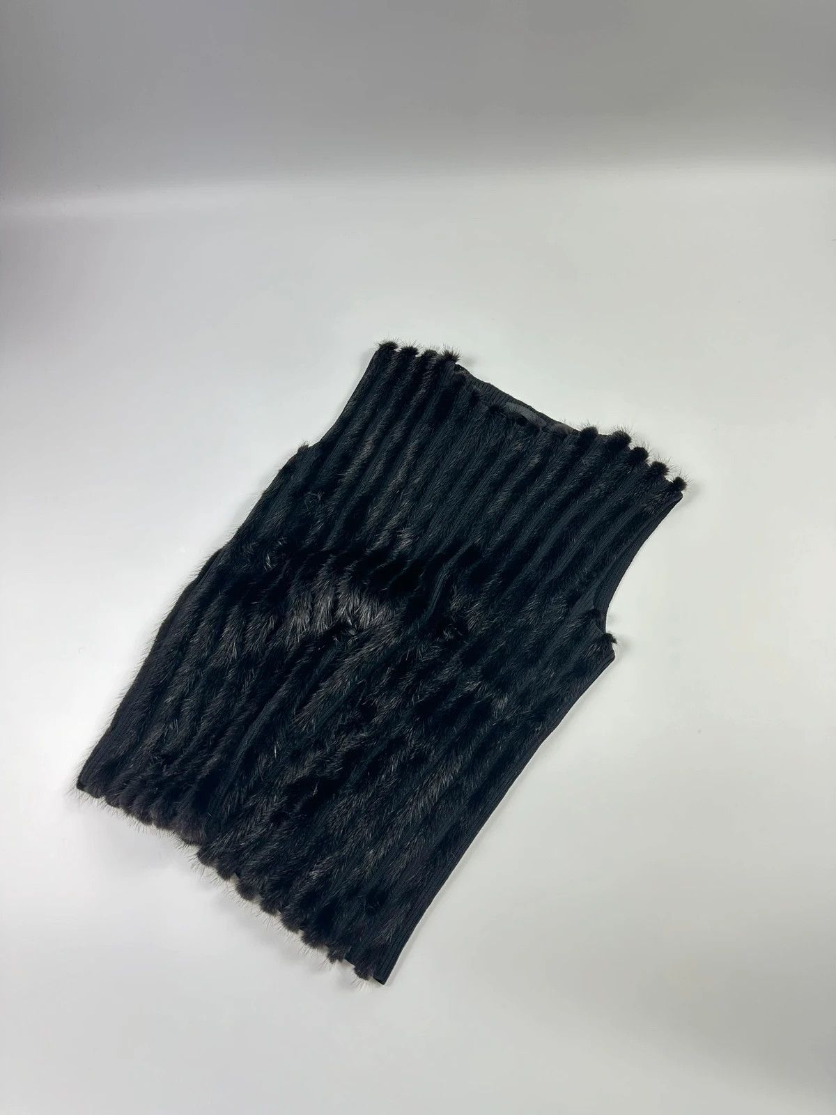 Prada Prada Milano FW97-98 Black Mink Fur & Wool Tank Top Vest Size US S / EU 44-46 / 1 - 3 Thumbnail