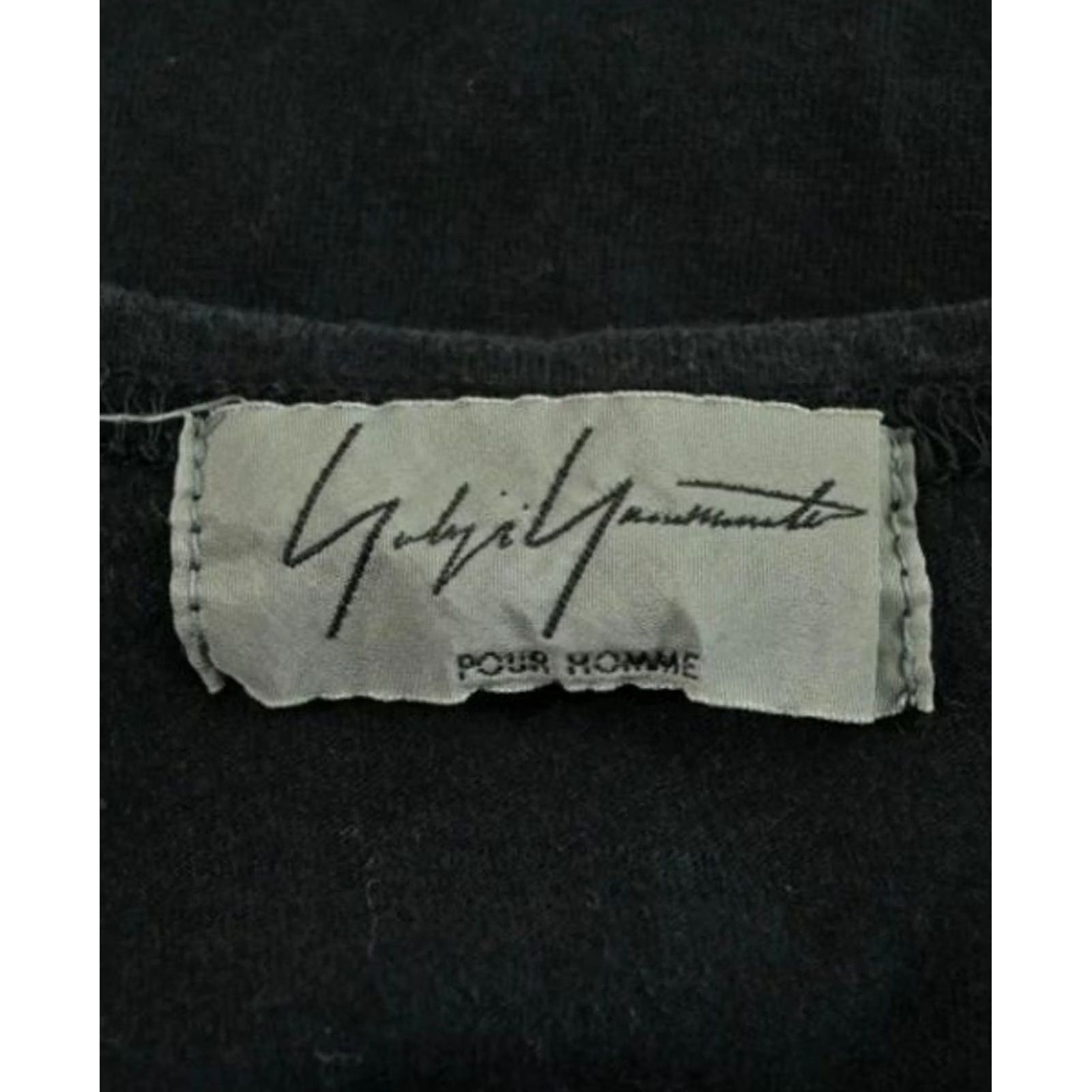 Yohji Yamamoto Yohji Yamamoto POUR HOMME Logo Long Sleeve T-Shirt Black Cotton Men's Size 3 Shirt Logo Men 90s or Concert? Size US S / EU 44-46 / 1 - 2 Thumbnail