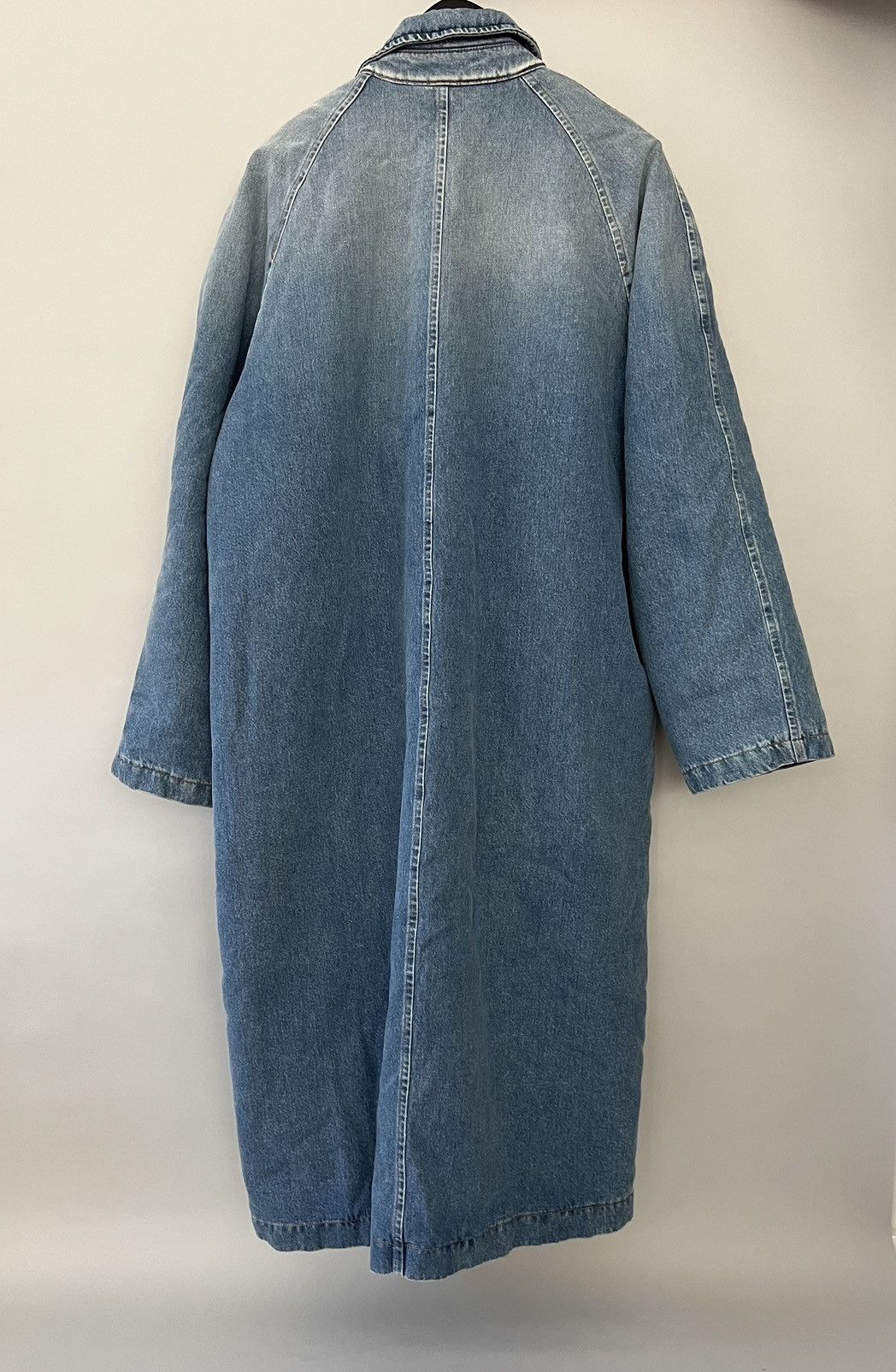 Balenciaga Balenciaga Denim Shearling Coat Size US XL / EU 56 / 4 - 8 Thumbnail