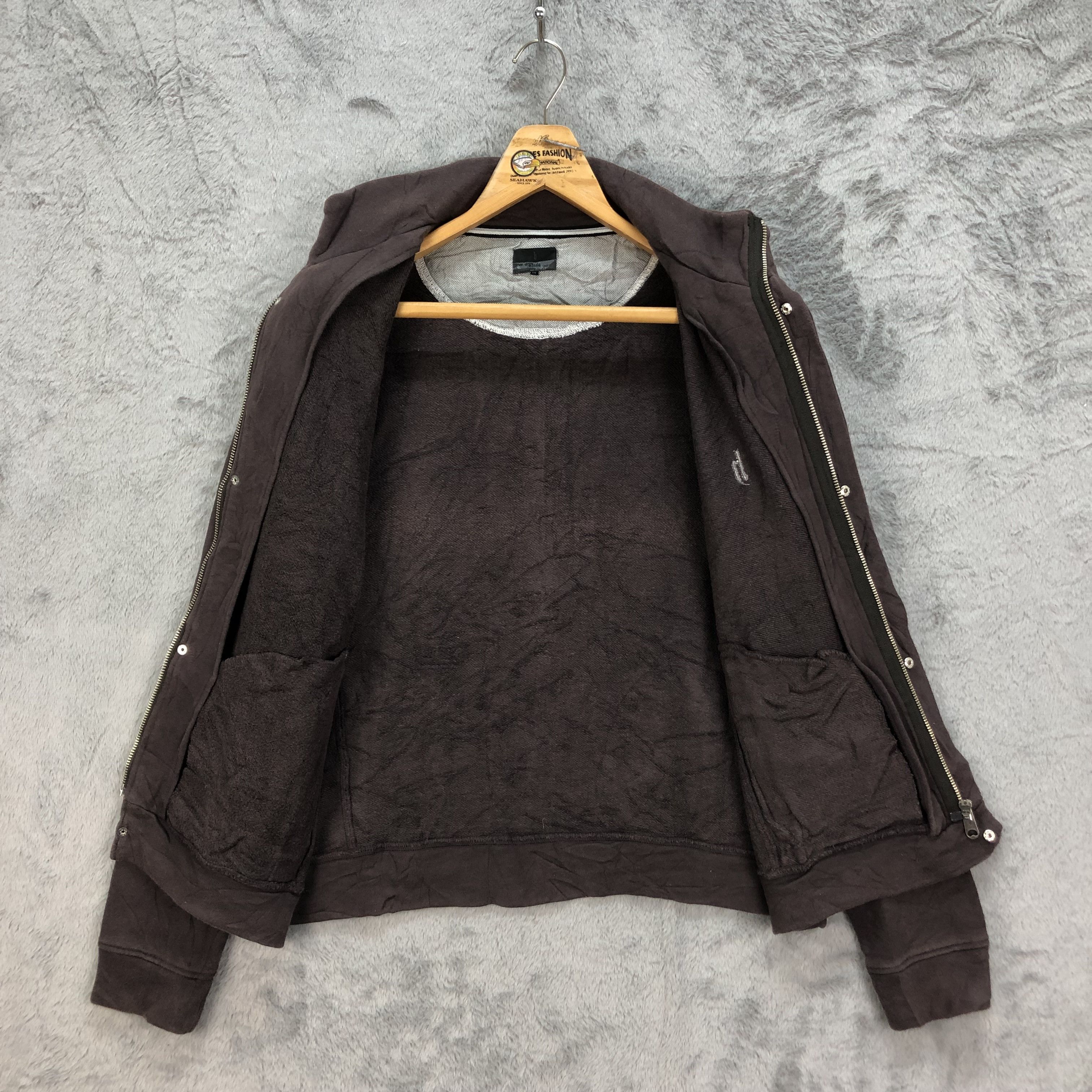 Vintage DJ HONDA TURTLE NECK SNAP BUTTON ZIPPER SWEATER #4998-35 Size US L / EU 52-54 / 3 - 9 Thumbnail