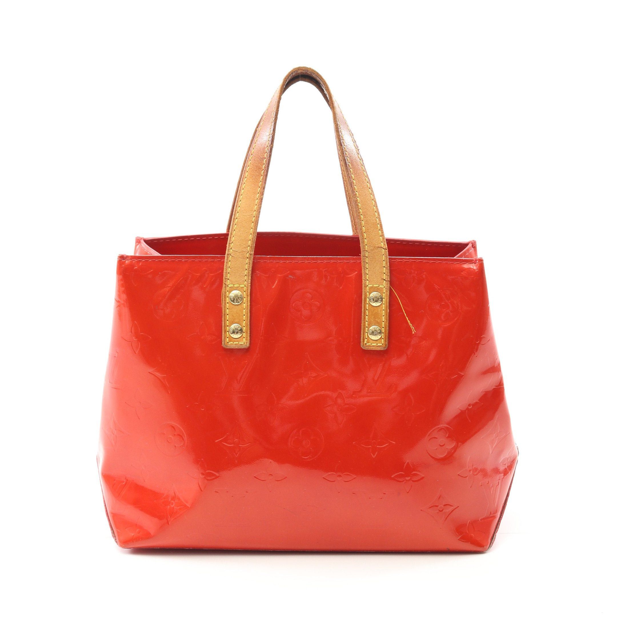 Louis Vuitton Louis Vuitton Lead Pm Monogram Vernis Rouge Handbag Leather Red Size ONE SIZE - 1 Thumbnail