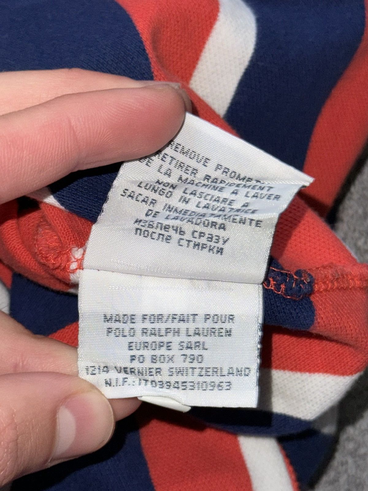 Polo Ralph Lauren × Vintage Polo Ralph Lauren S striped polo tee T-shirt rugby 🏉 Size US S / EU 44-46 / 1 - 10 Thumbnail