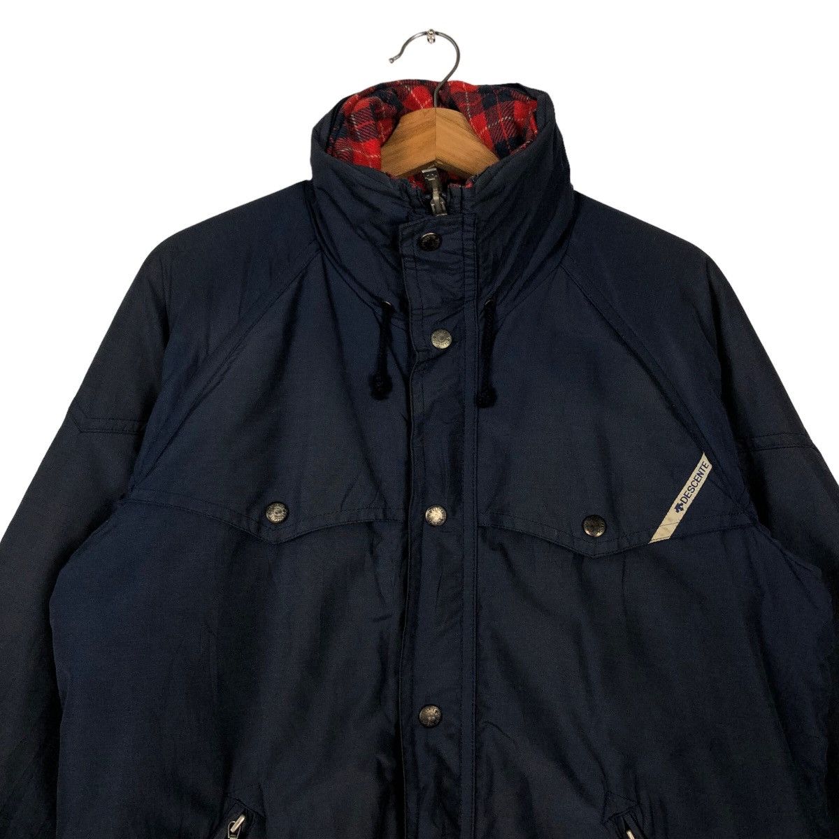 Descente 🔥90’s Vintage Reversible Bomber Jacket Descente Punk Design Size US M / EU 48-50 / 2 - 2 Thumbnail