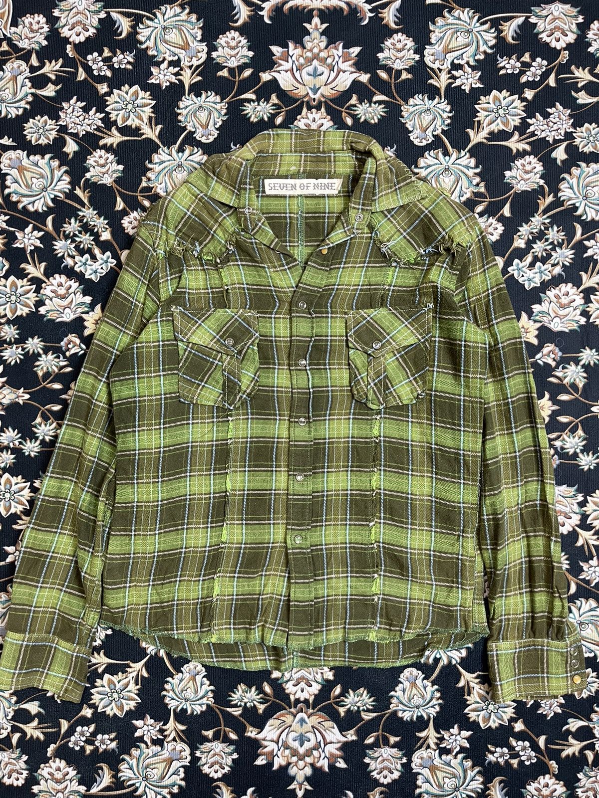 If Six Was Nine SEVEN OF NINE IFSIXWASNINE STYLE WESTERN BUTTON UP Size US M / EU 48-50 / 2 - 13 Thumbnail