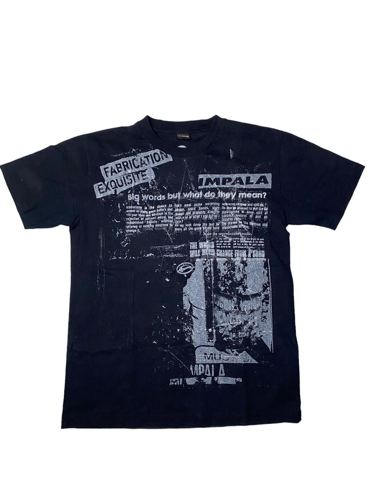 Hysteric Glamour 2000's Impala Poem Punk Shirt Size US L / EU 52-54 / 3 - 1 Thumbnail