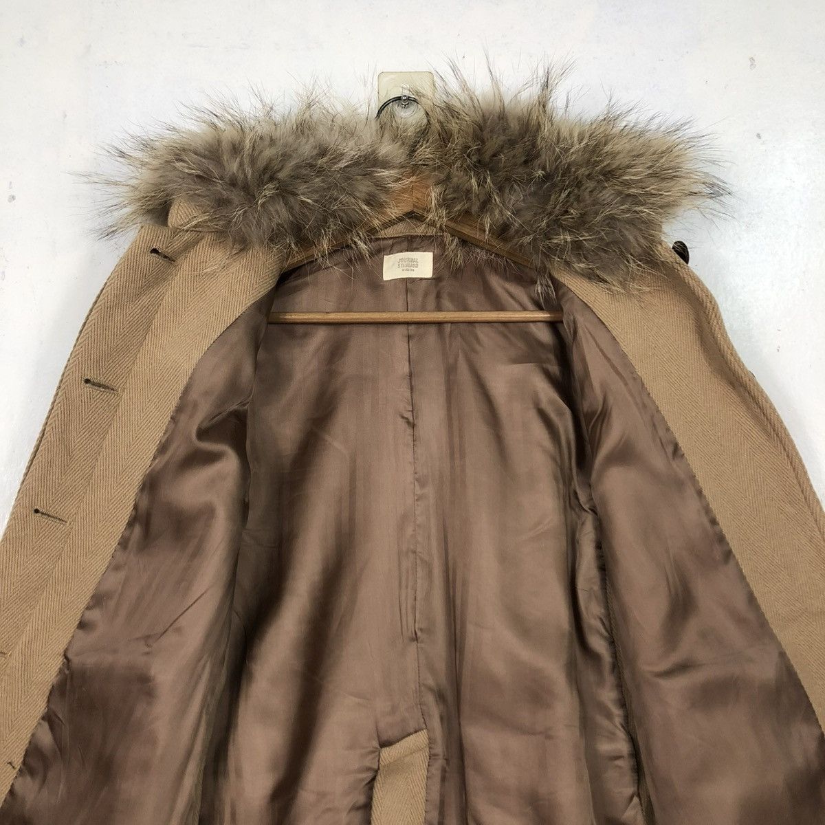 Japanese Brand 🔥VINTAGE WOOL CUPRA CLOAKS JOURNAL STANDARD FUR ISSEY MIYAKE Size US M / EU 48-50 / 2 - 19 Thumbnail