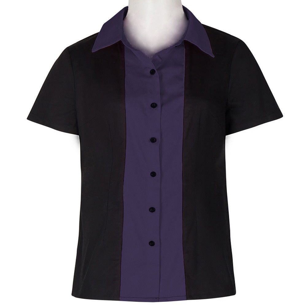 Other Women Workshirt Short Sleeve Blouses Size L / US 10 / IT 46 - 1 Preview