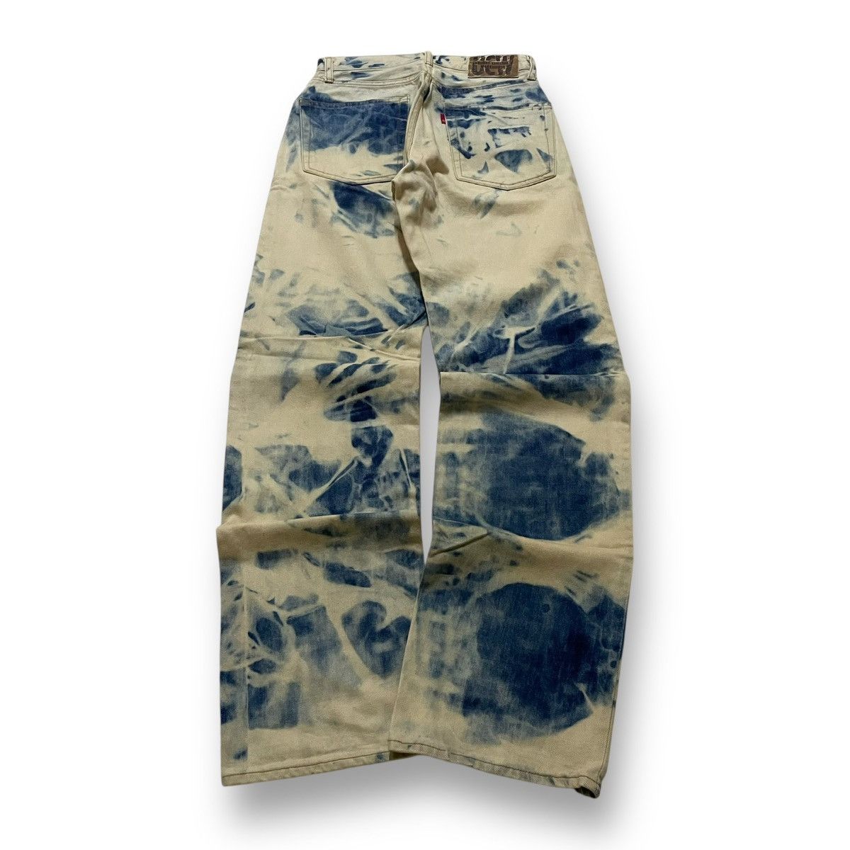 If Six Was Nine ORIGINAL SELVEDGE WAREHOUSE ACID WASH RARE RAW DENIM (28×43) Size US 28 / EU 44 - 10 Thumbnail