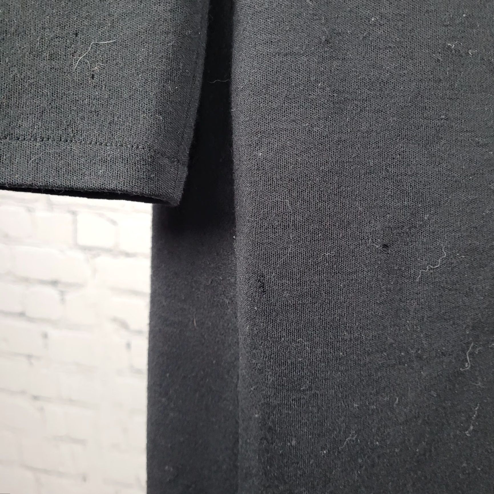 Vintage Lafayette 148 Black 100% Wool Dress Long Sleeve Cowl Neck Side Slit Size 12 Size XL / US 12-14 / IT 48-50 - 6 Thumbnail