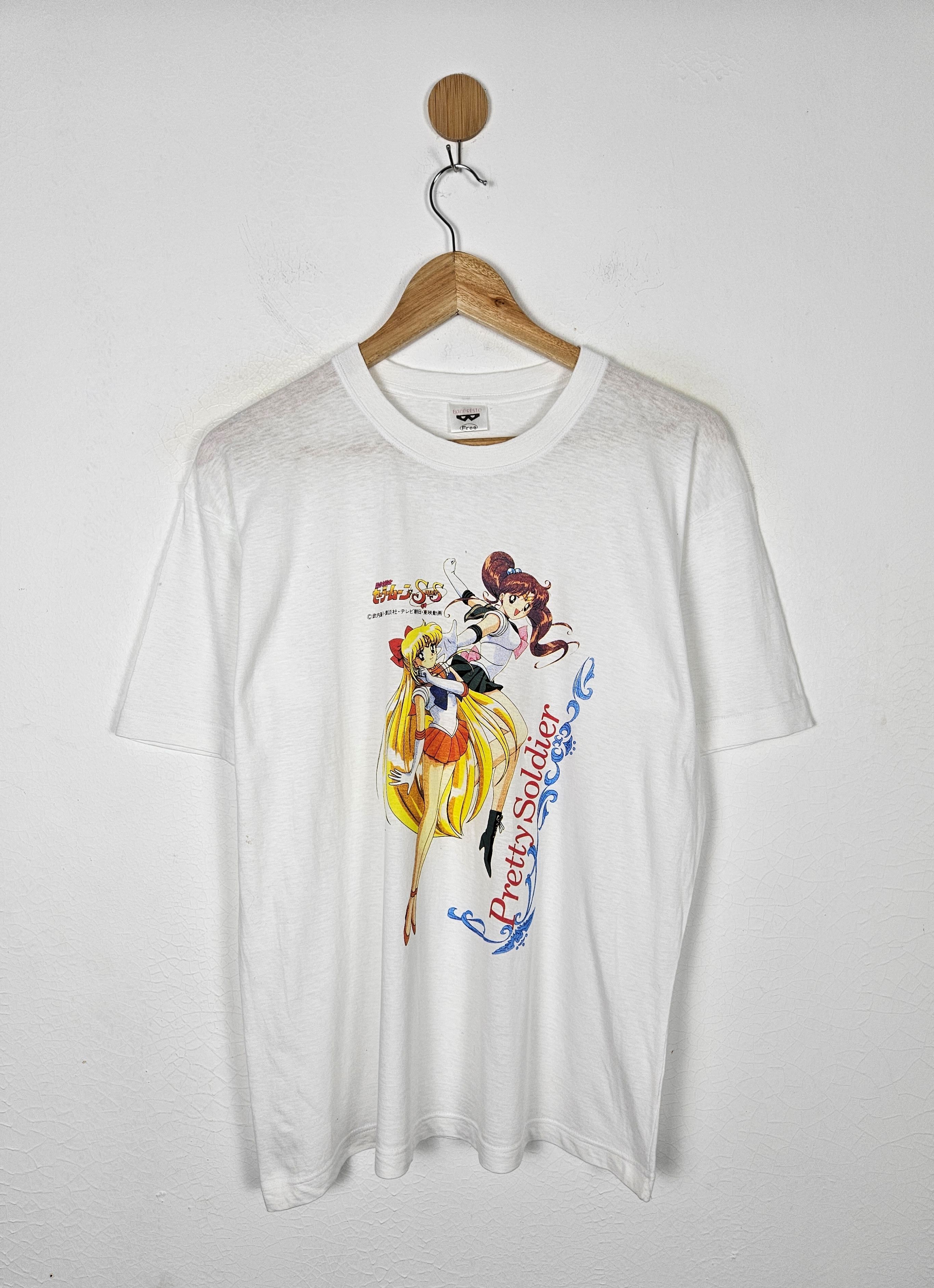 Cartoon Network × Vintage Vintage 90s Sailormoon Pretty Soldier Anime Japan Shirt Size US L / EU 52-54 / 3 - 1 Thumbnail