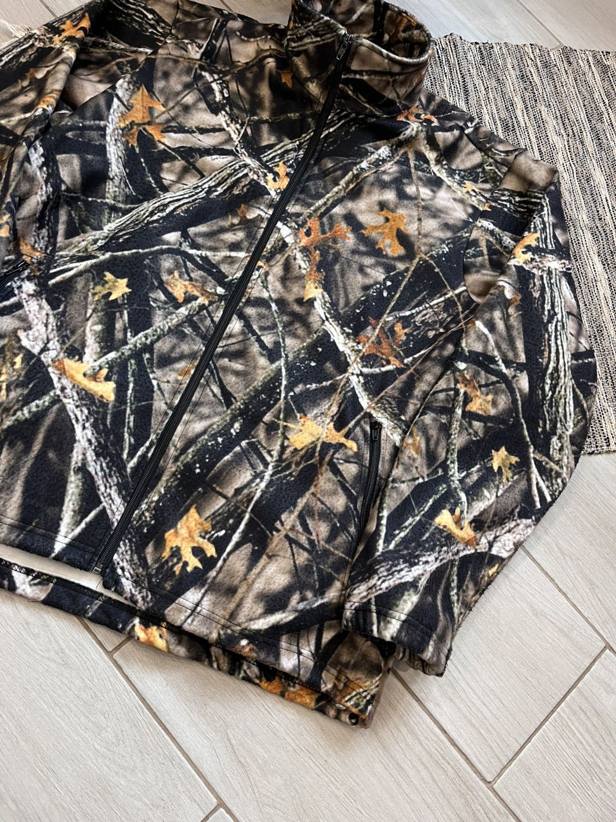 Realtree × Vintage Vintage RealTree Fleece sweatshirt workwear Jacket hype Size US XL / EU 56 / 4 - 7 Thumbnail