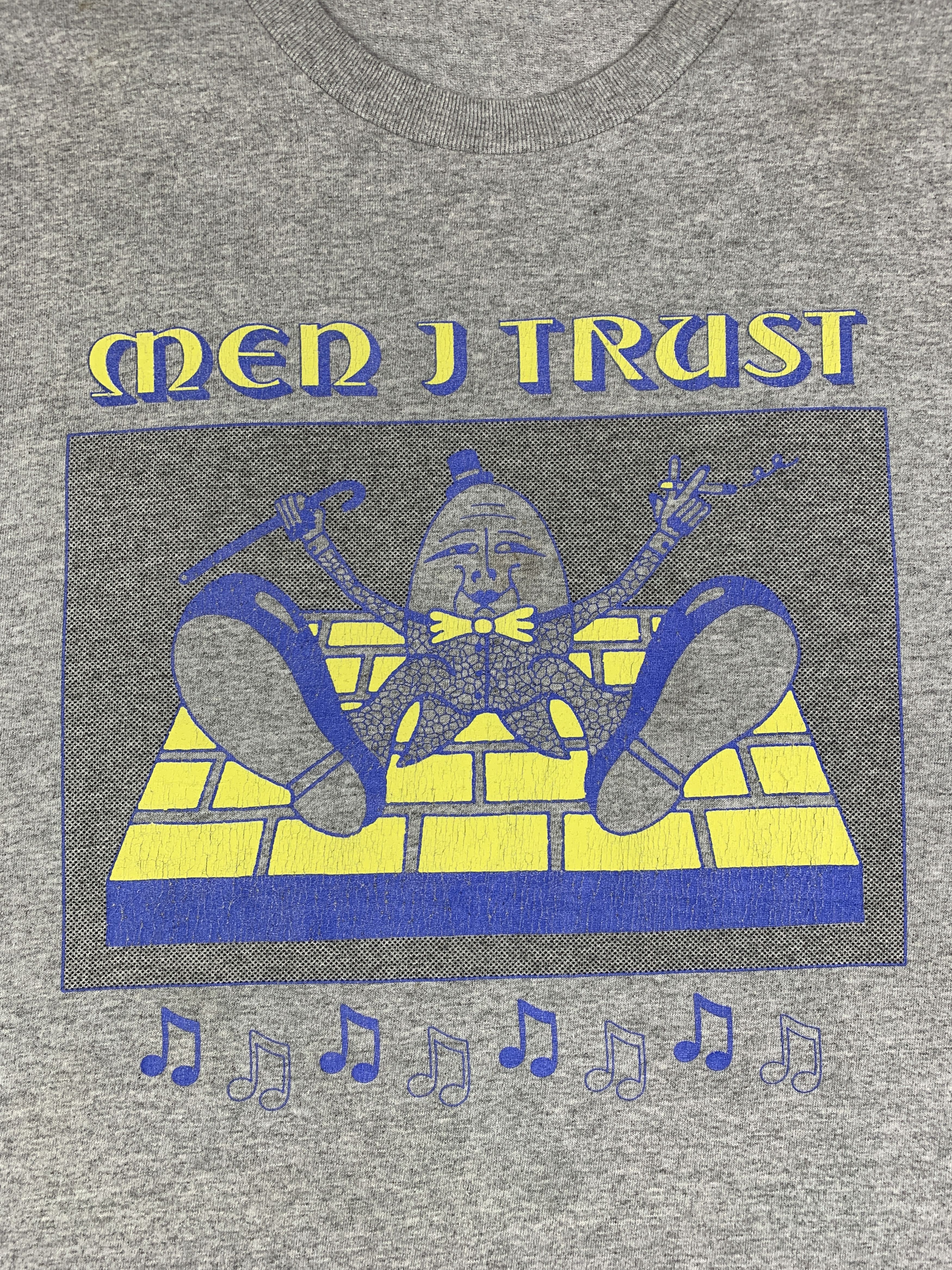 Band Tees Men I Trust Gray "Egg Fellow" Band Tee (L) Size US L / EU 52-54 / 3 - 2 Thumbnail