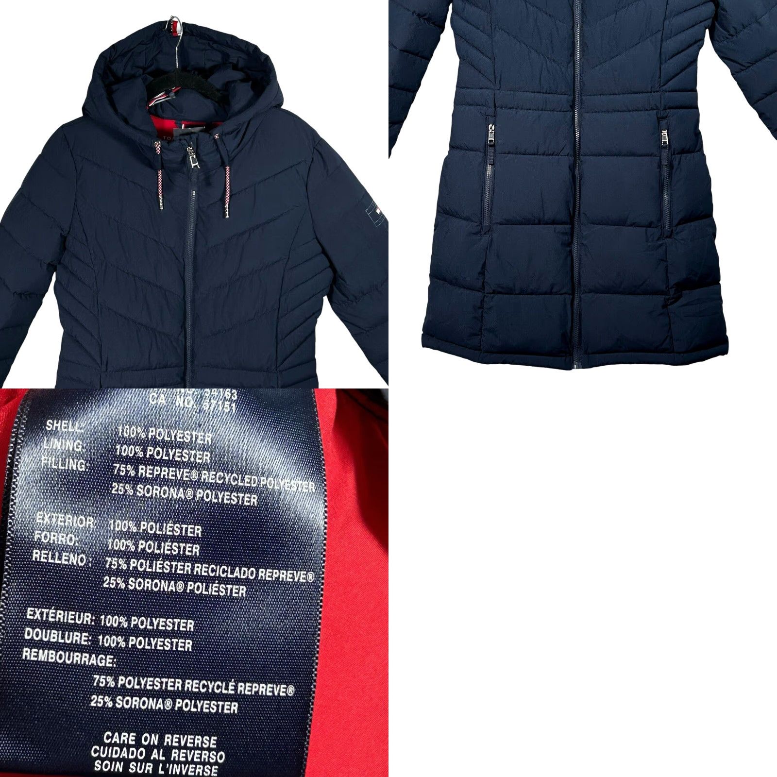 Tommy Hilfiger Tommy Hilfiger Women's Full Zip Long Jacket Shirt? Size S / US 4 / IT 40 - 9 Thumbnail